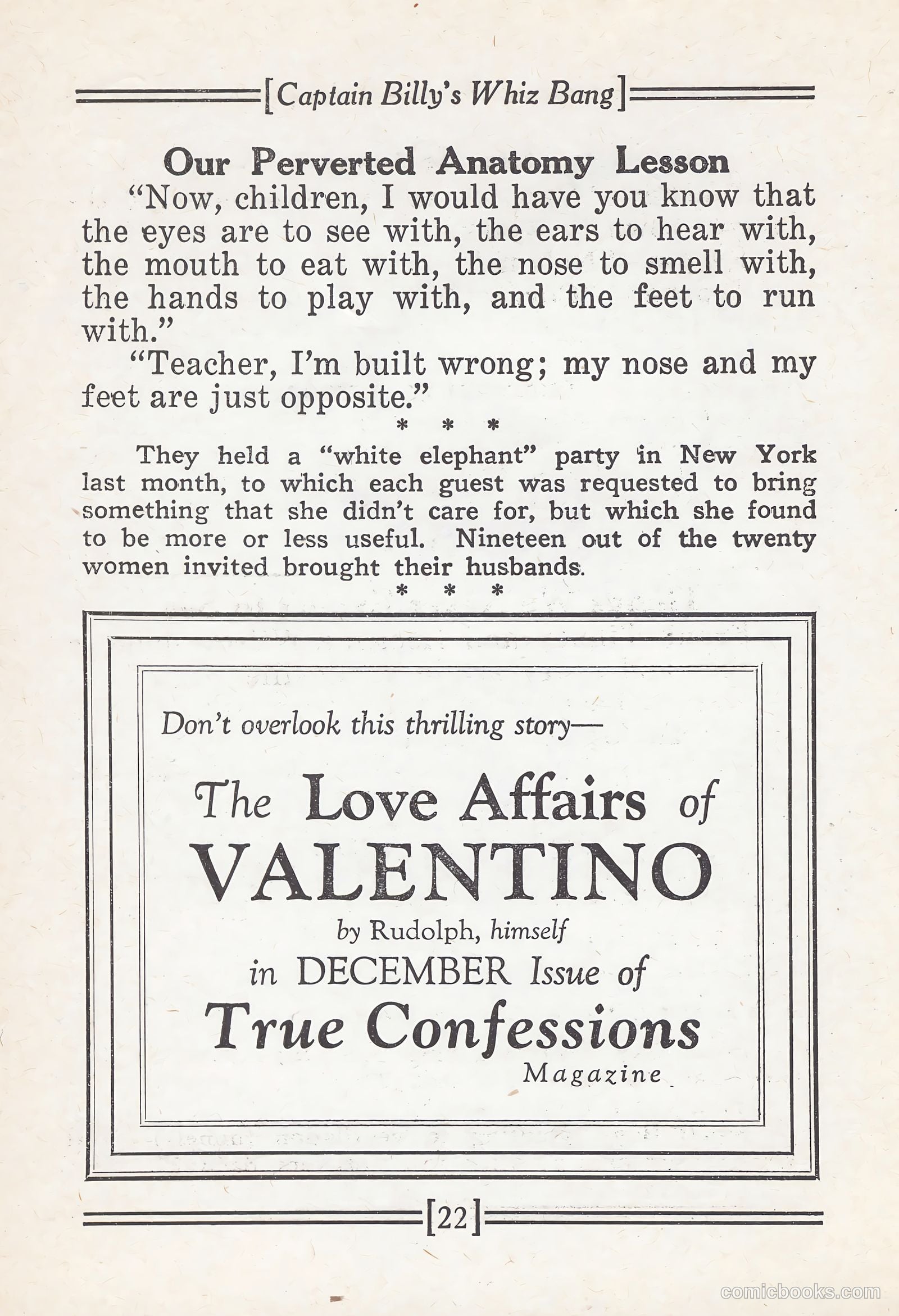 Captain Billy's Whiz Bang #67 (1924) — page 24 of 71