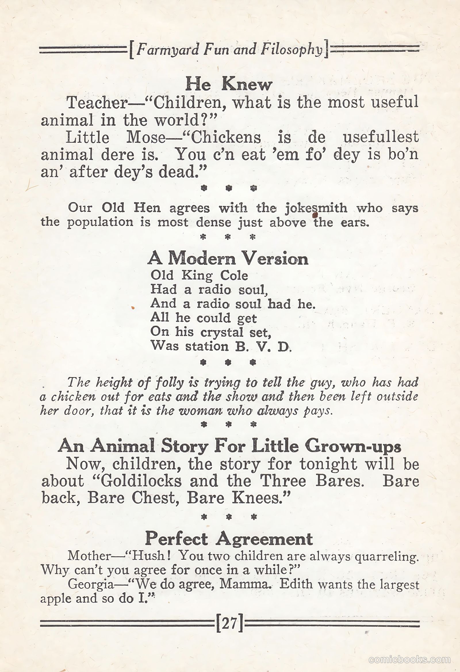 Captain Billy's Whiz Bang #67 (1924) — page 29 of 71
