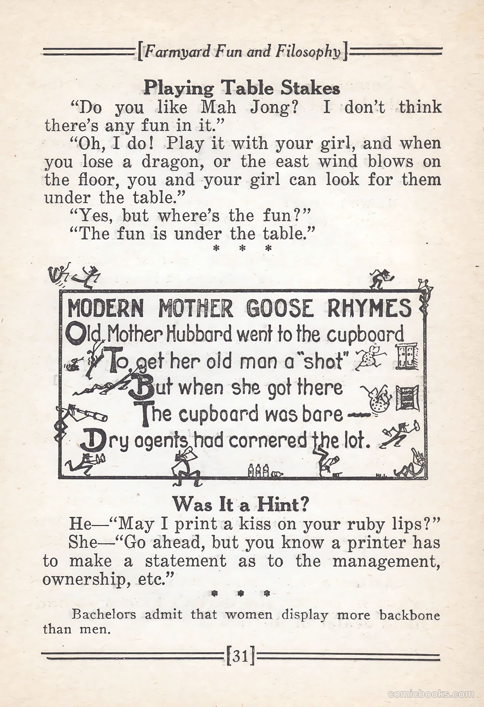 Captain Billy's Whiz Bang #67 (1924) — page 33 of 71