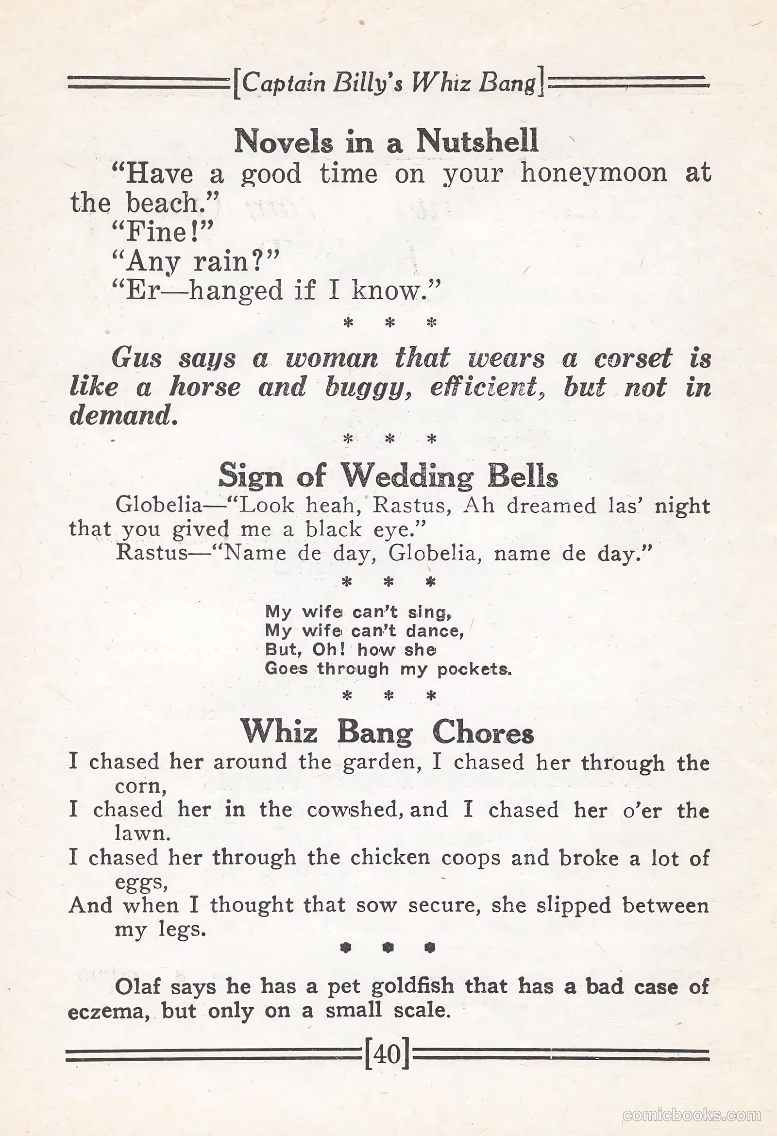 Captain Billy's Whiz Bang #67 (1924) — page 45 of 71