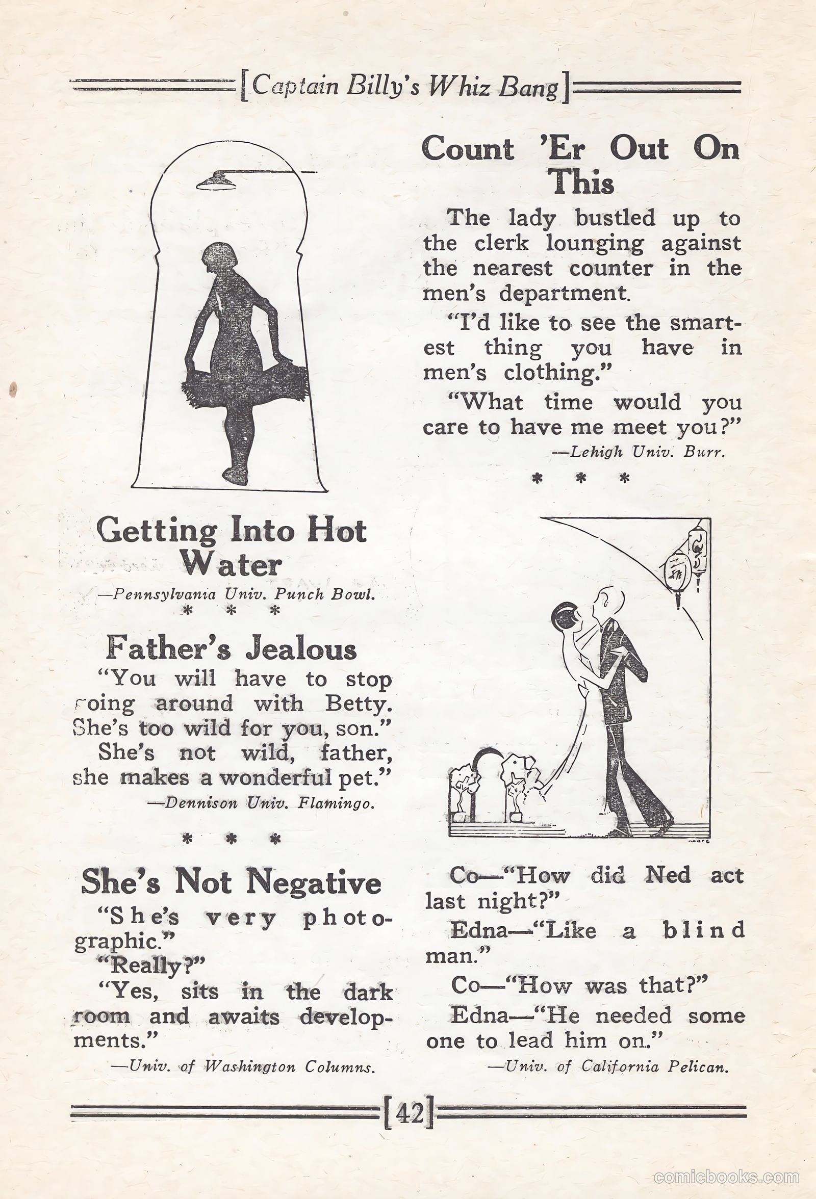 Captain Billy's Whiz Bang #67 (1924) — page 47 of 71