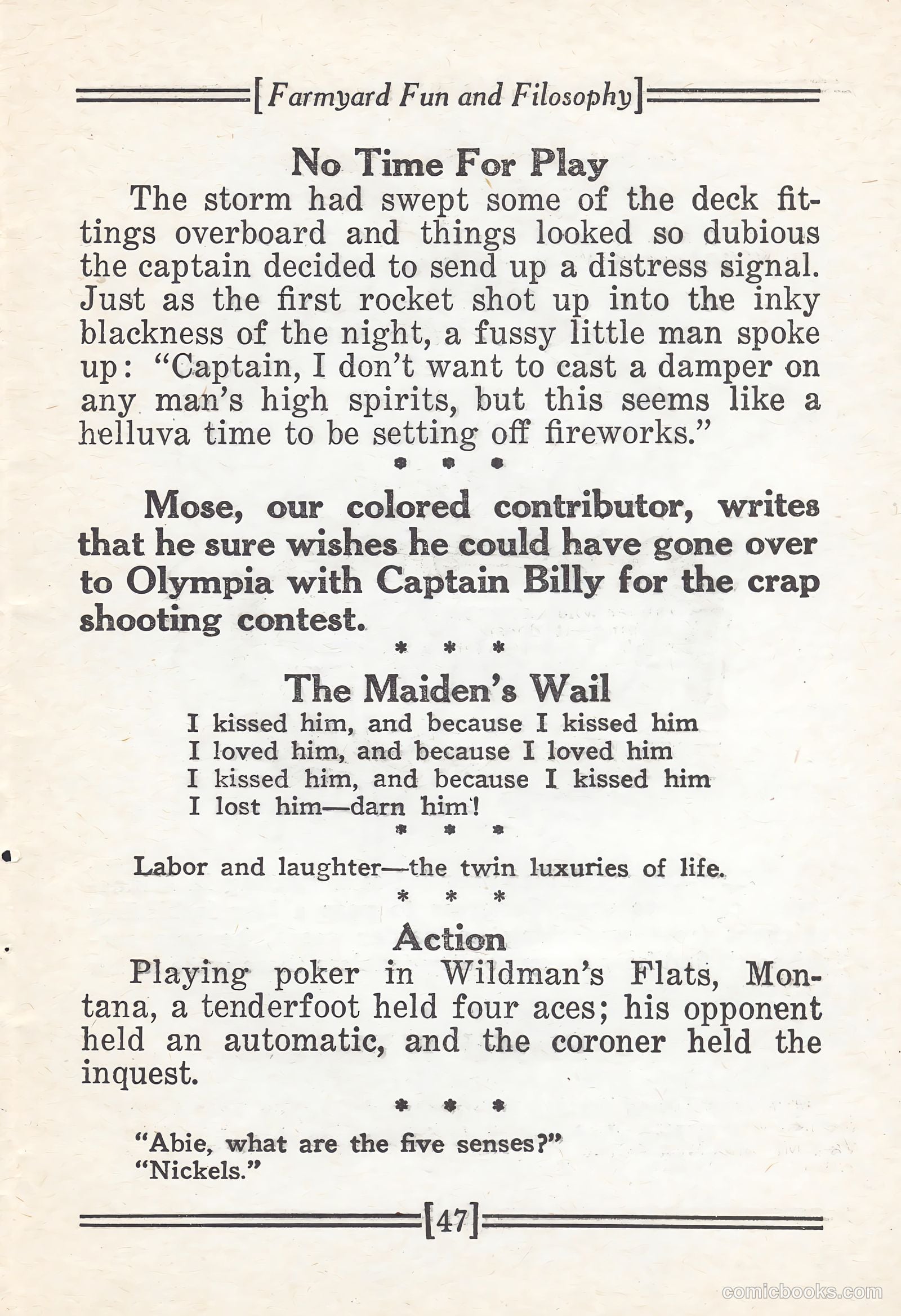 Captain Billy's Whiz Bang #67 (1924) — page 52 of 71