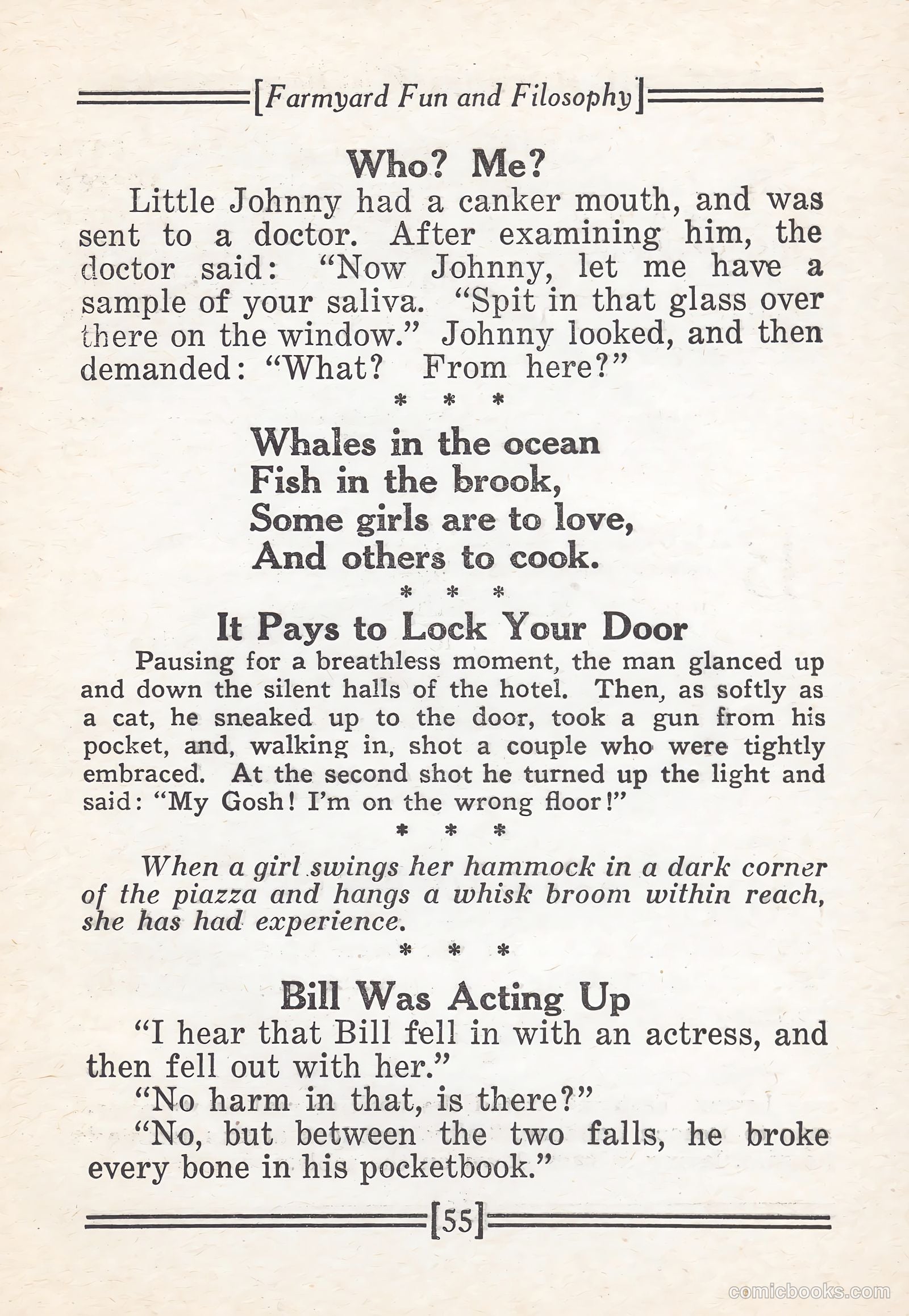 Captain Billy's Whiz Bang #67 (1924) — page 60 of 71