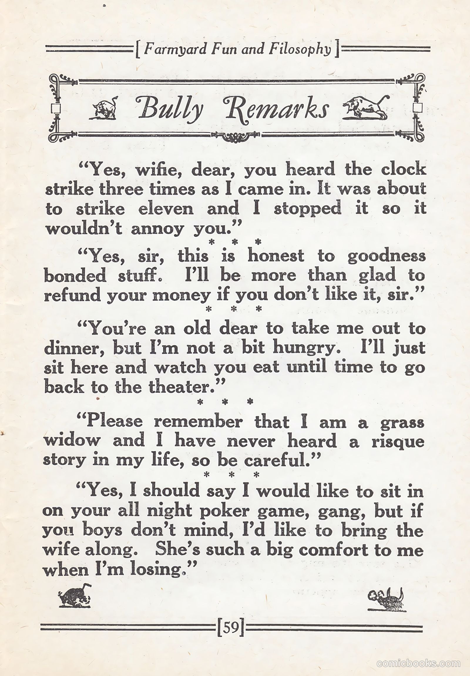 Captain Billy's Whiz Bang #67 (1924) — page 64 of 71