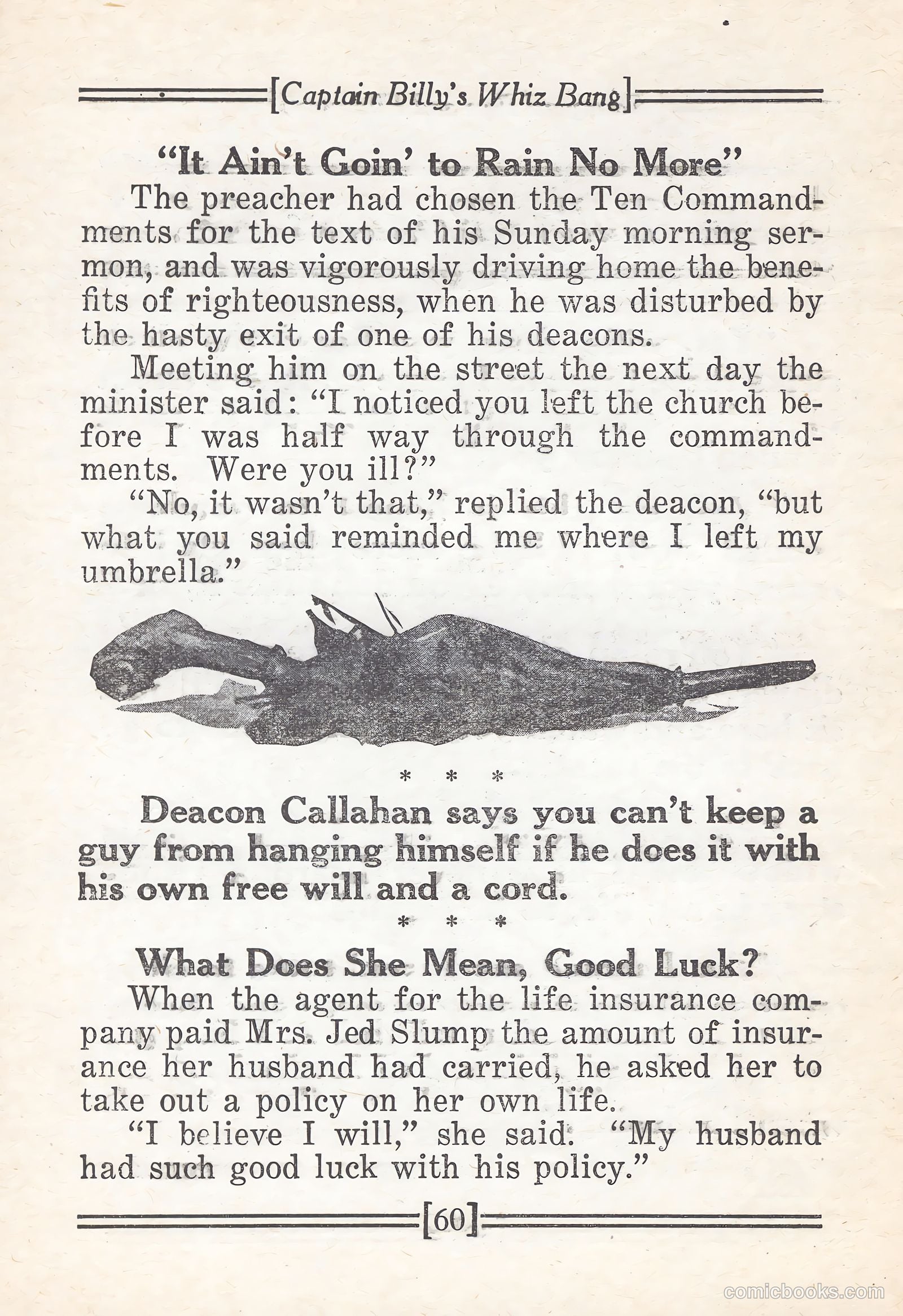 Captain Billy's Whiz Bang #67 (1924) — page 65 of 71
