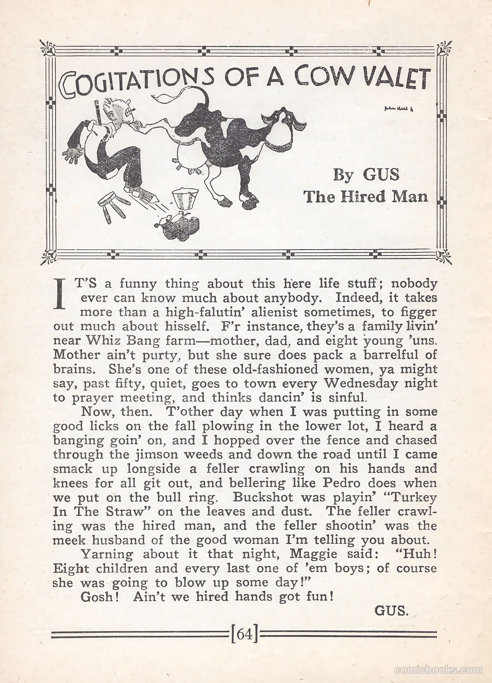 Captain Billy's Whiz Bang #67 (1924) — page 69 of 71