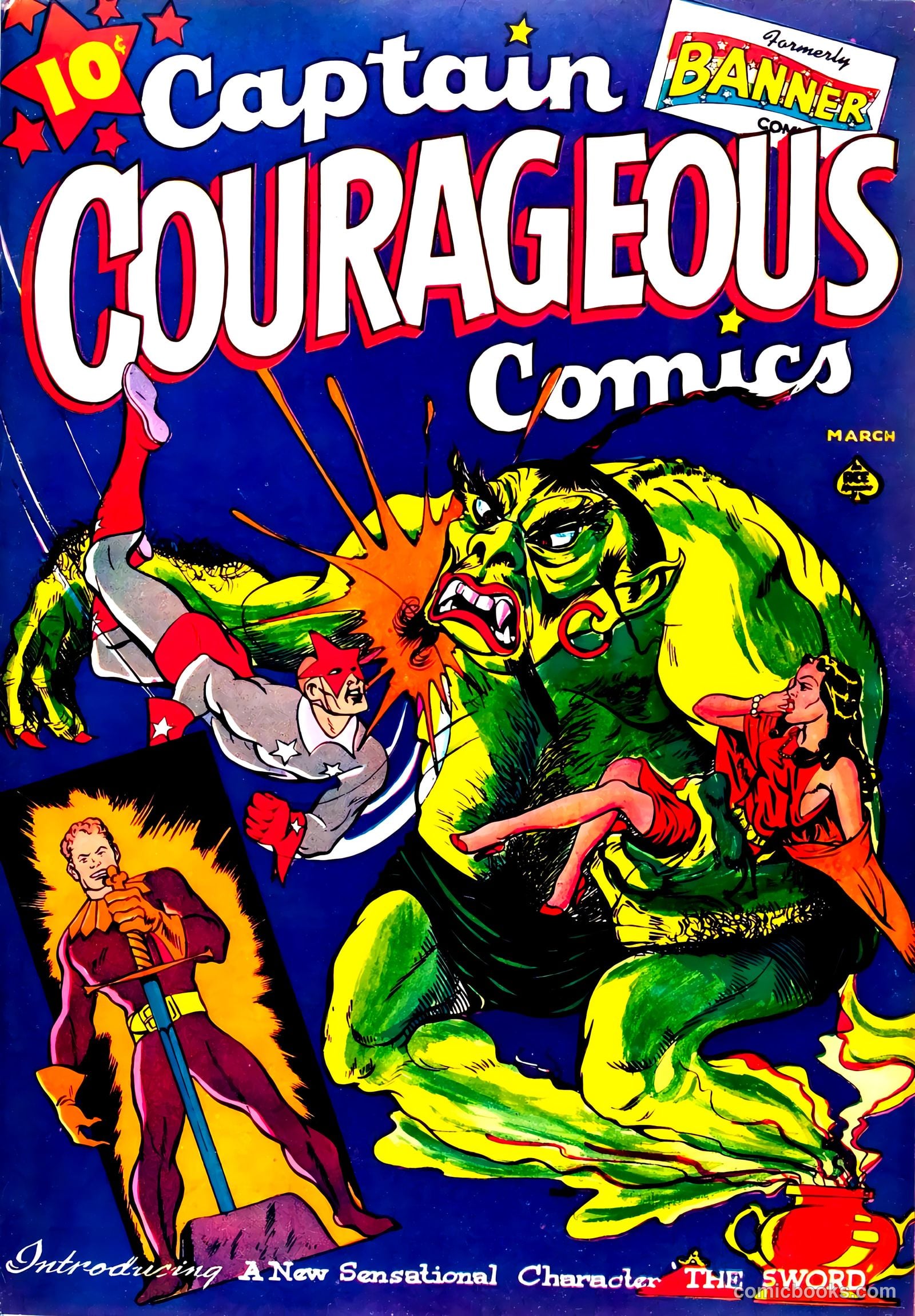 Captain Courageous Comics #6