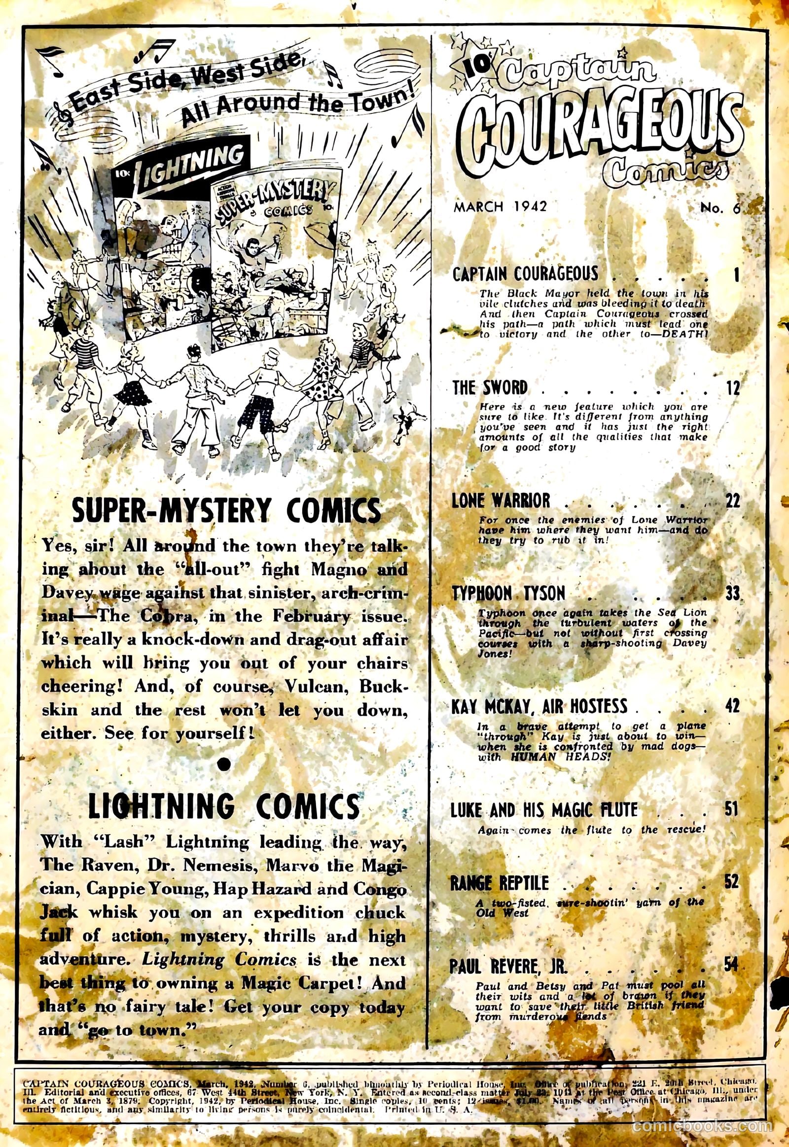 Captain Courageous Comics #6 (1942) — page 2
