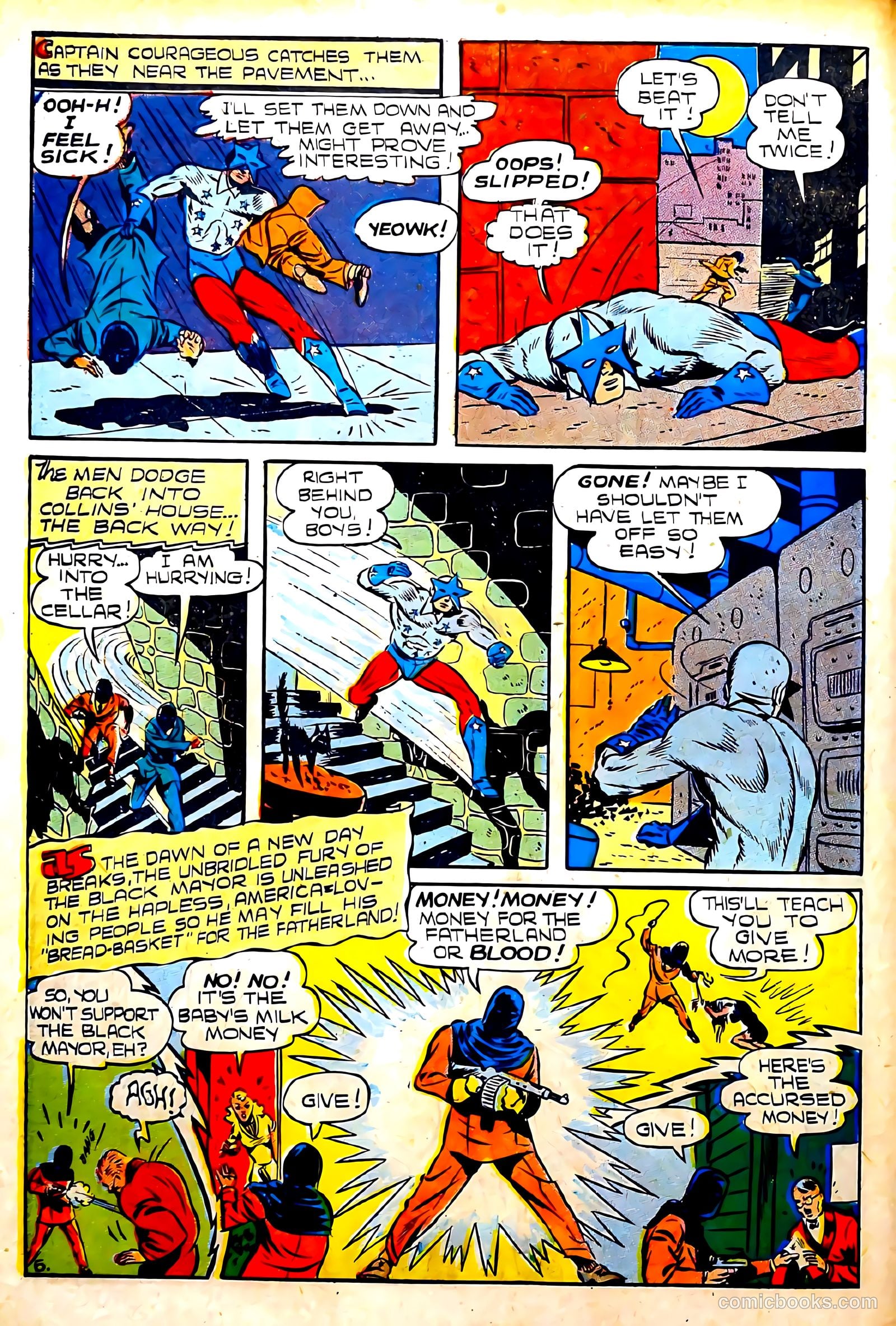 Captain Courageous Comics #6 (1942) — page 8