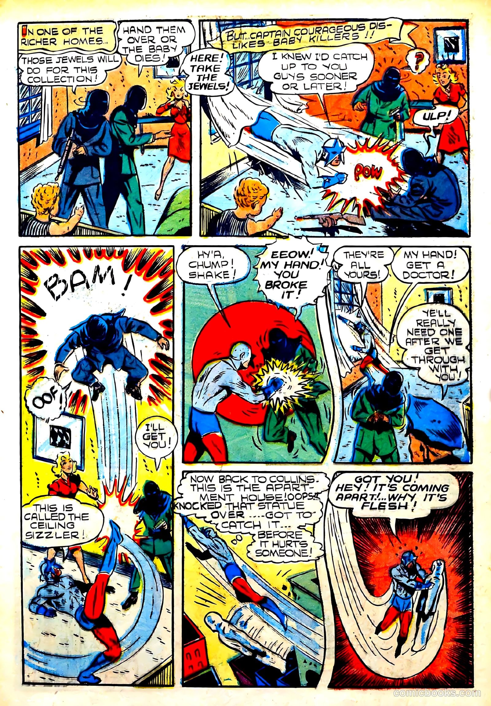 Captain Courageous Comics #6 (1942) — page 9