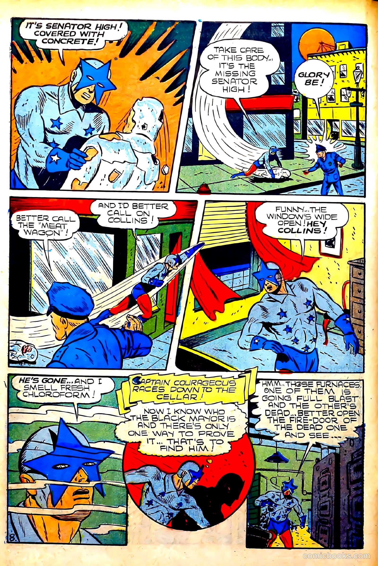 Captain Courageous Comics #6 (1942) — page 10