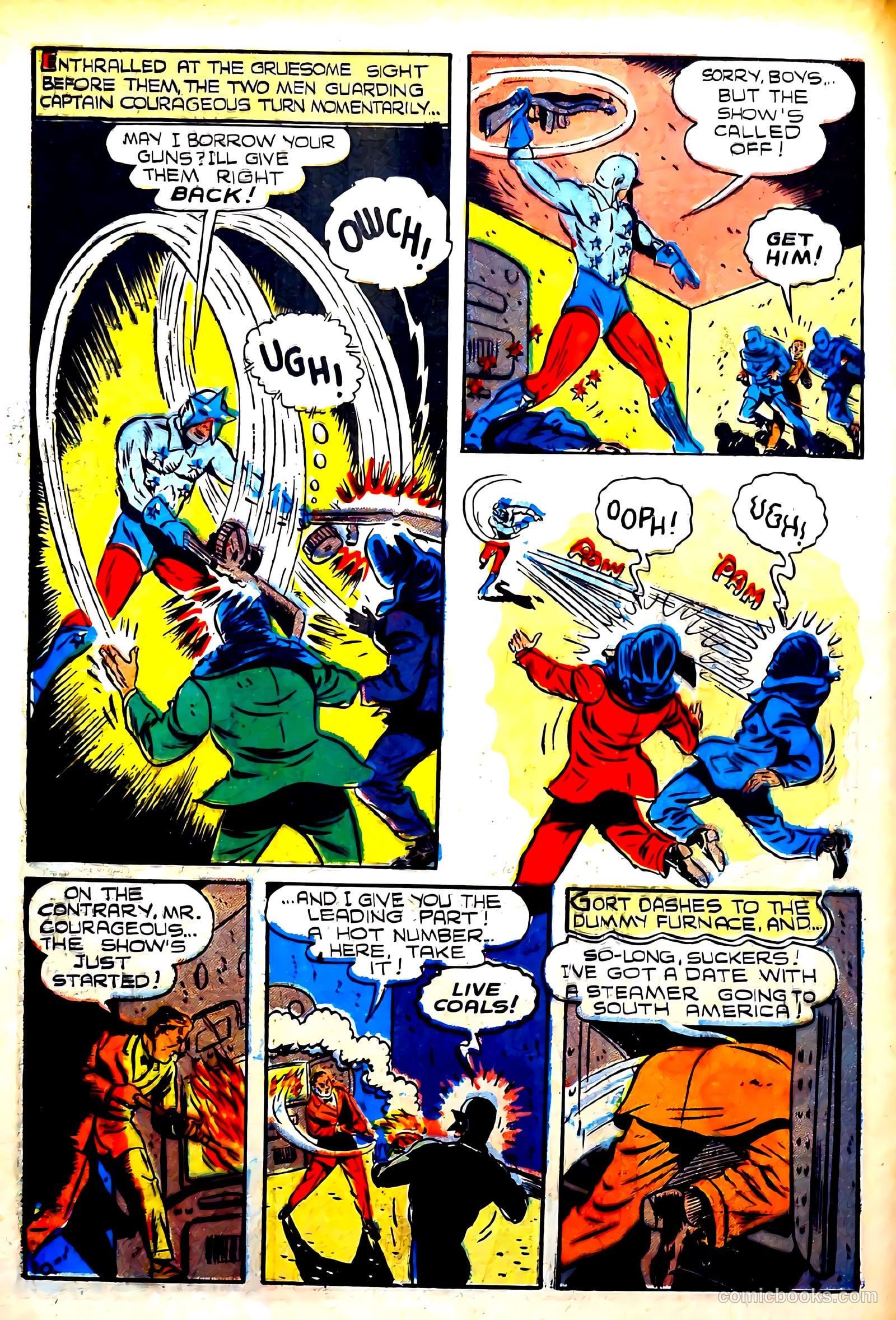 Captain Courageous Comics #6 (1942) — page 12