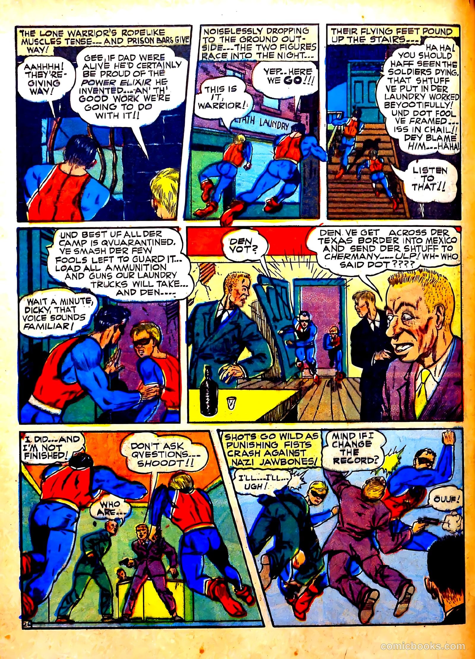 Captain Courageous Comics #6 (1942) — page 28