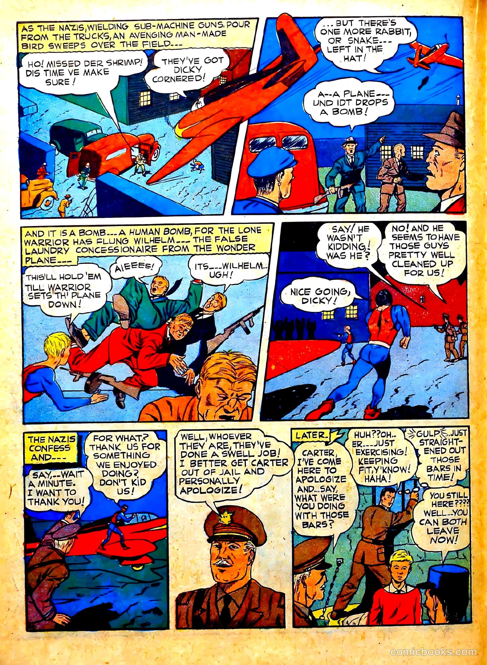 Captain Courageous Comics #6 (1942) — page 34