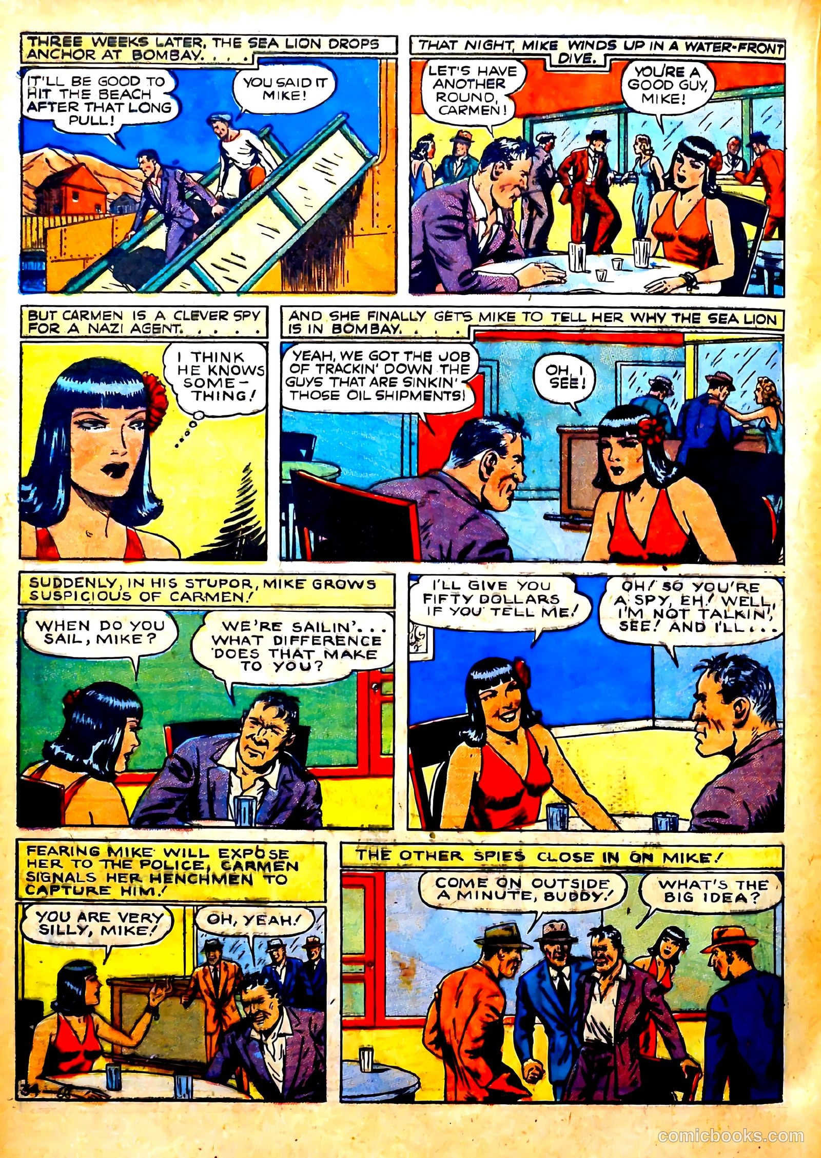 Captain Courageous Comics #6 (1942) — page 36
