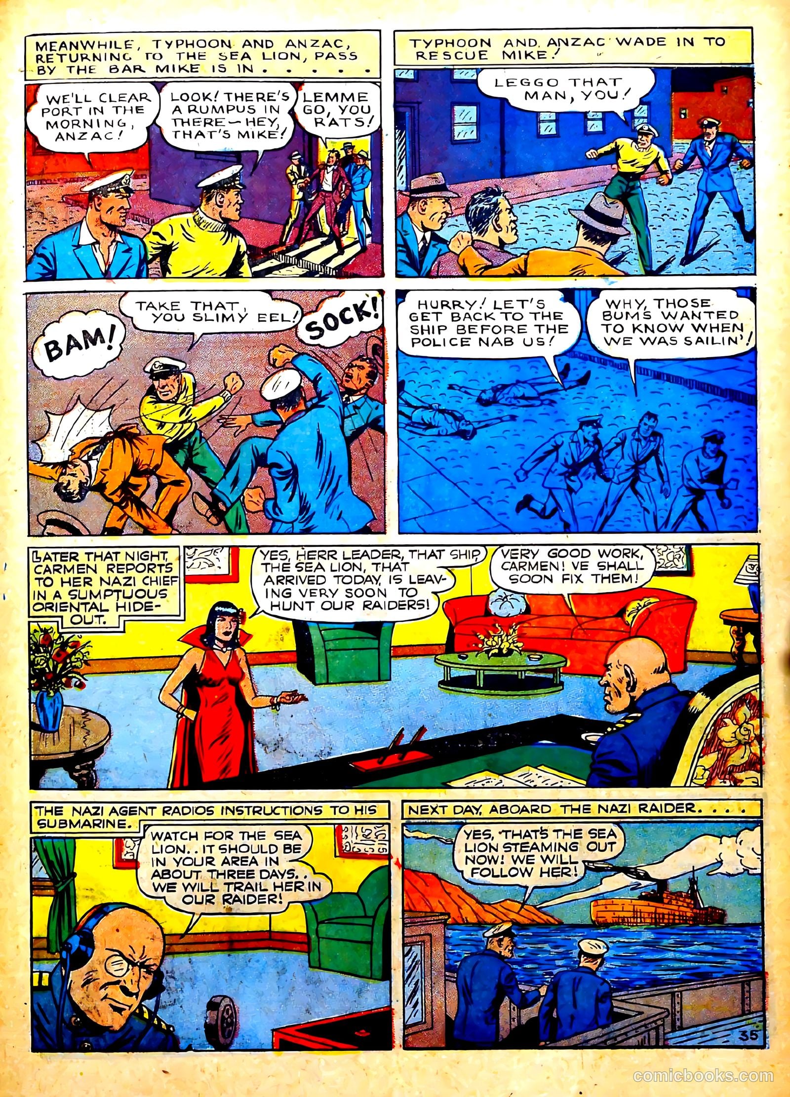 Captain Courageous Comics #6 (1942) — page 37