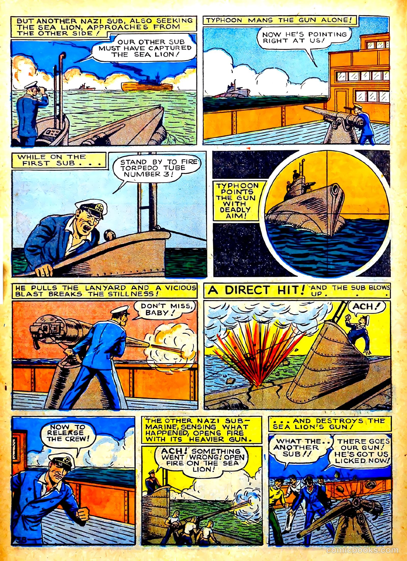 Captain Courageous Comics #6 (1942) — page 40