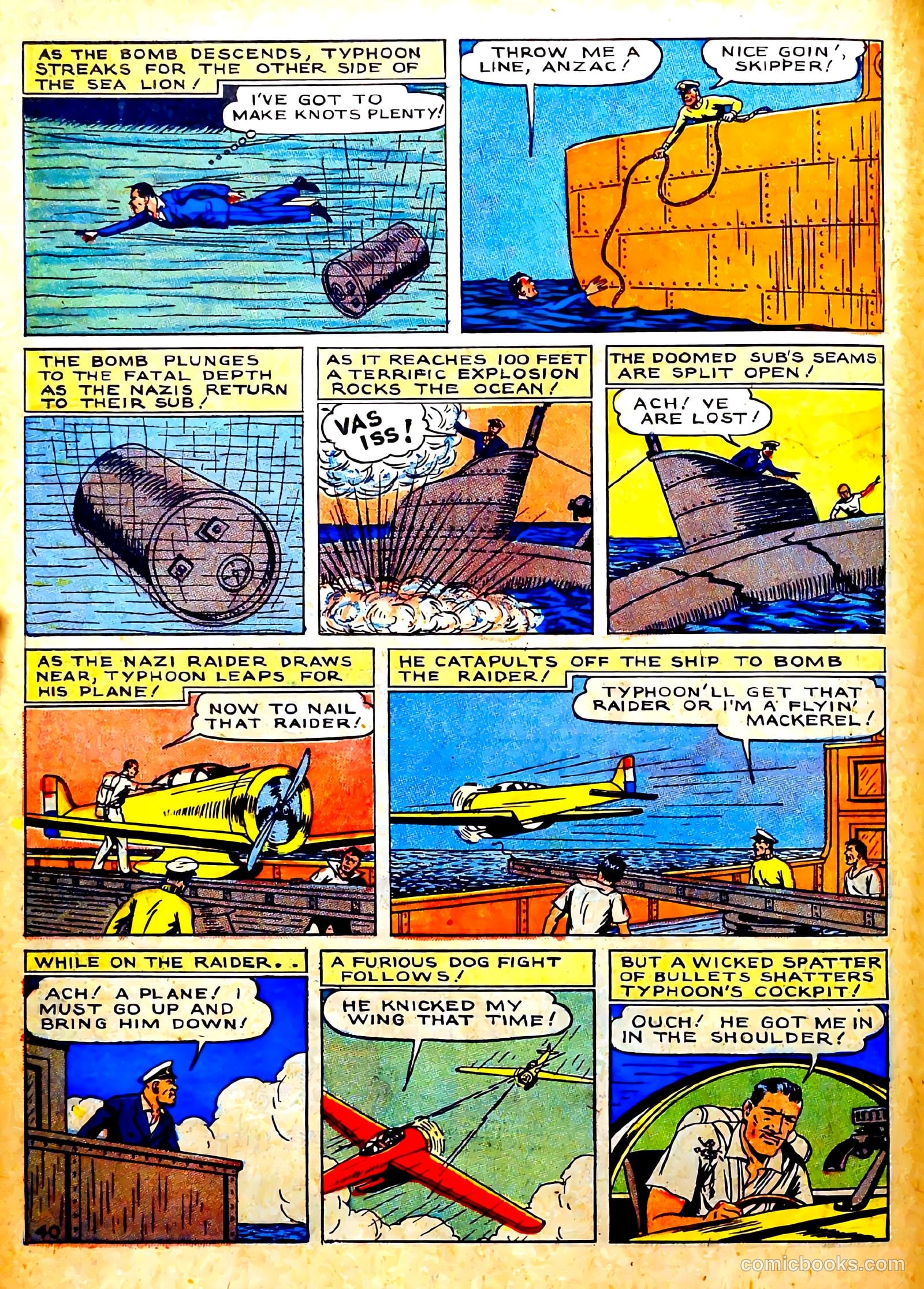 Captain Courageous Comics #6 (1942) — page 42