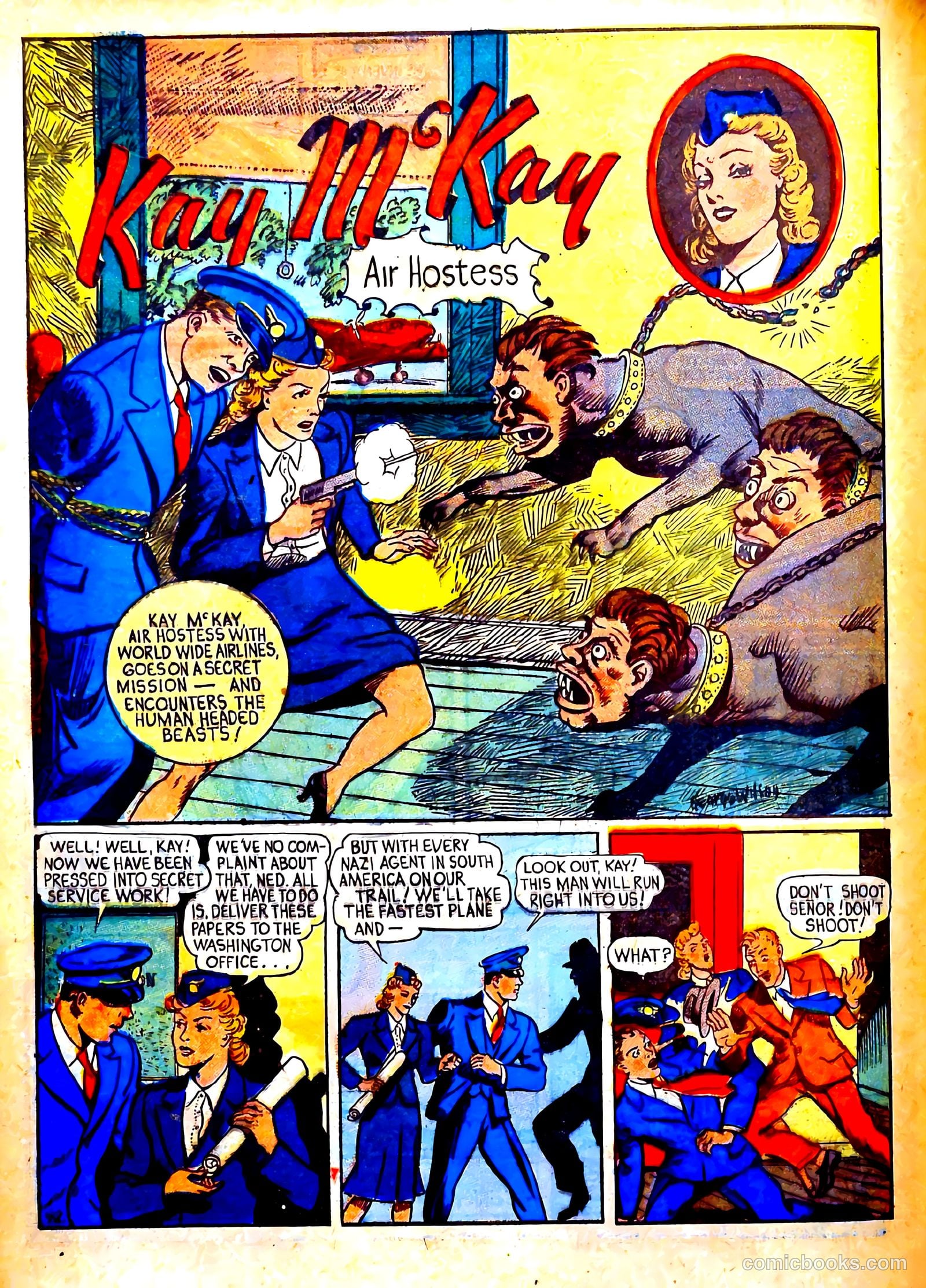 Captain Courageous Comics #6 (1942) — page 44