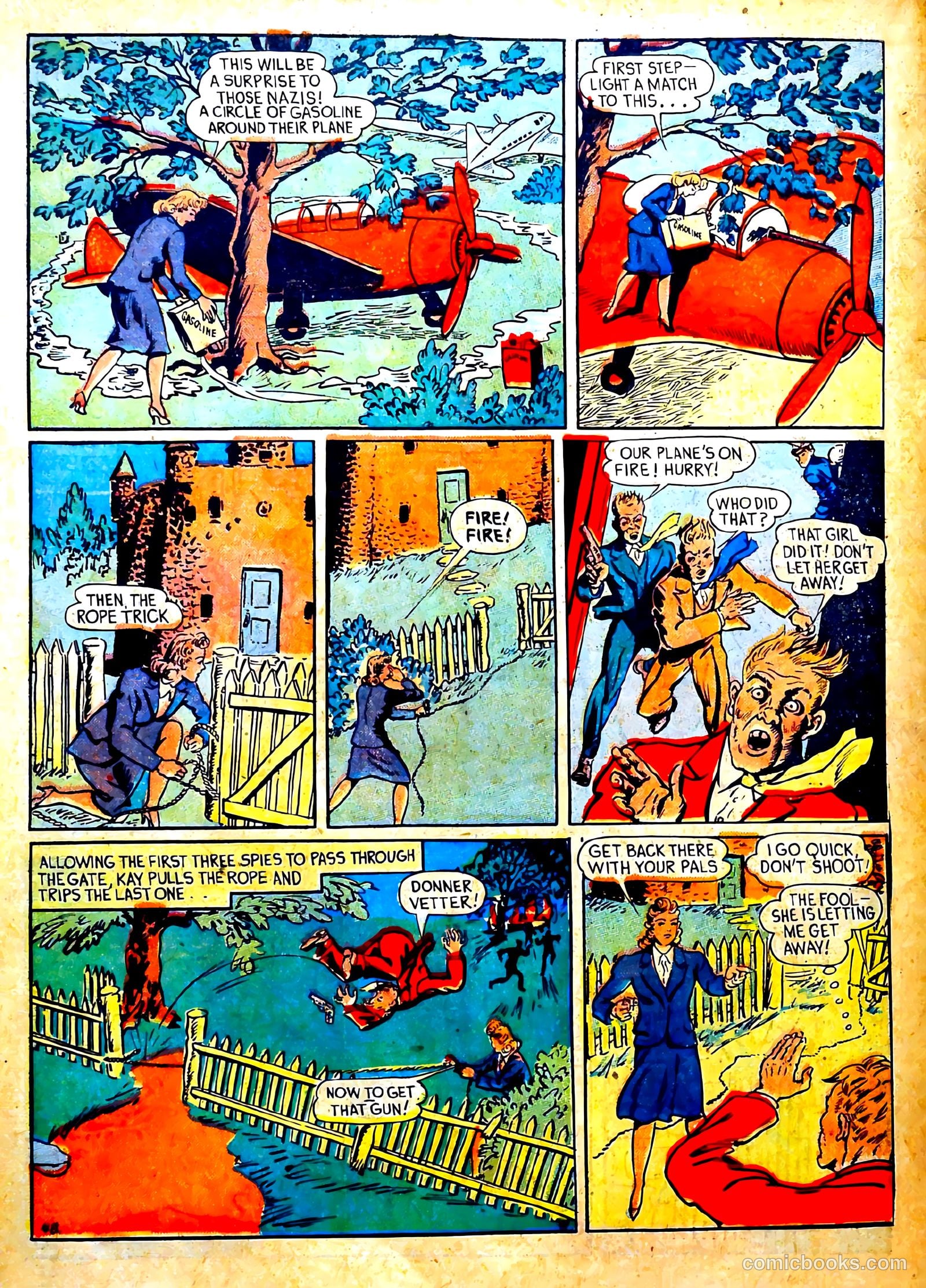 Captain Courageous Comics #6 (1942) — page 50