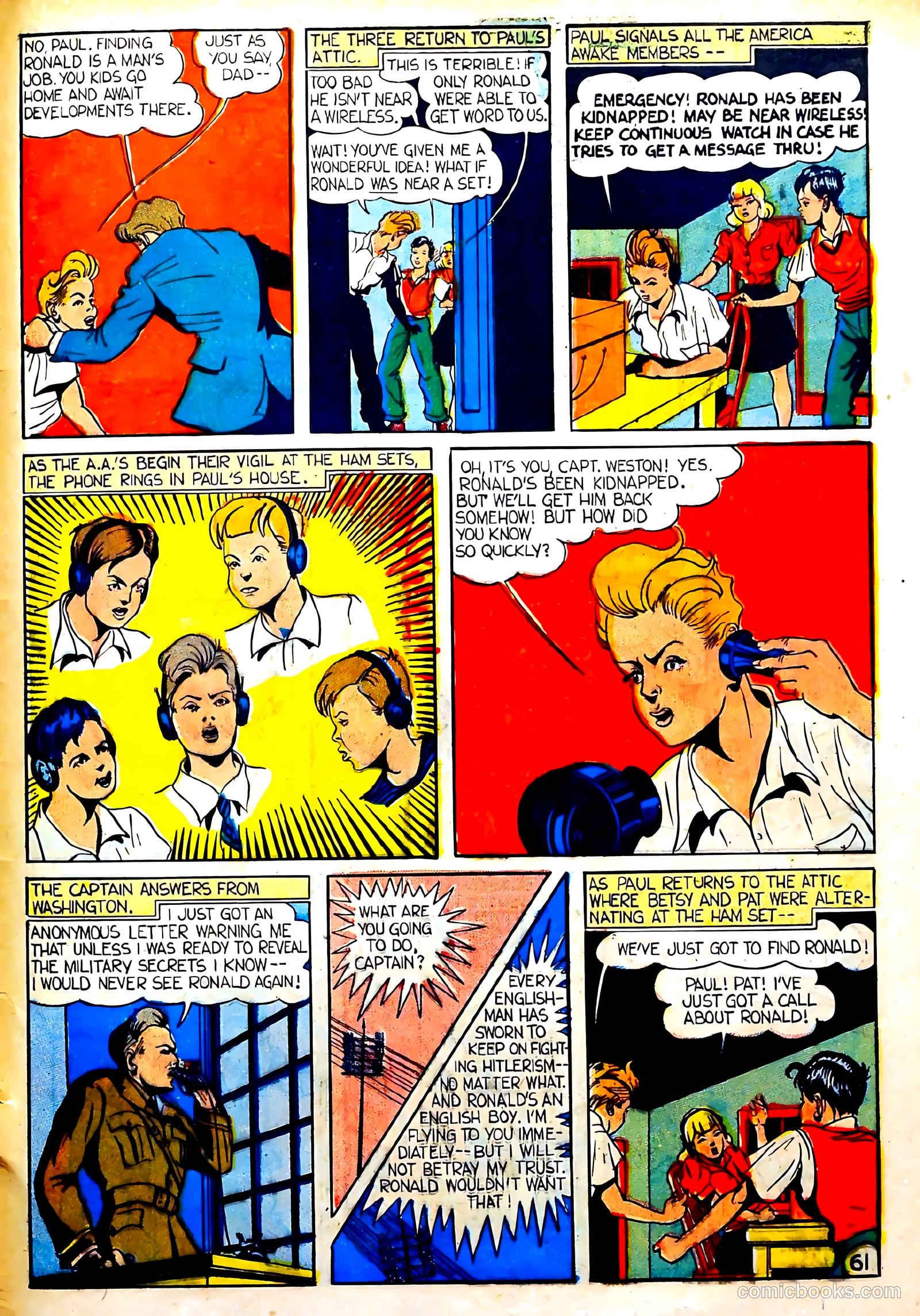 Captain Courageous Comics #6 (1942) — page 63
