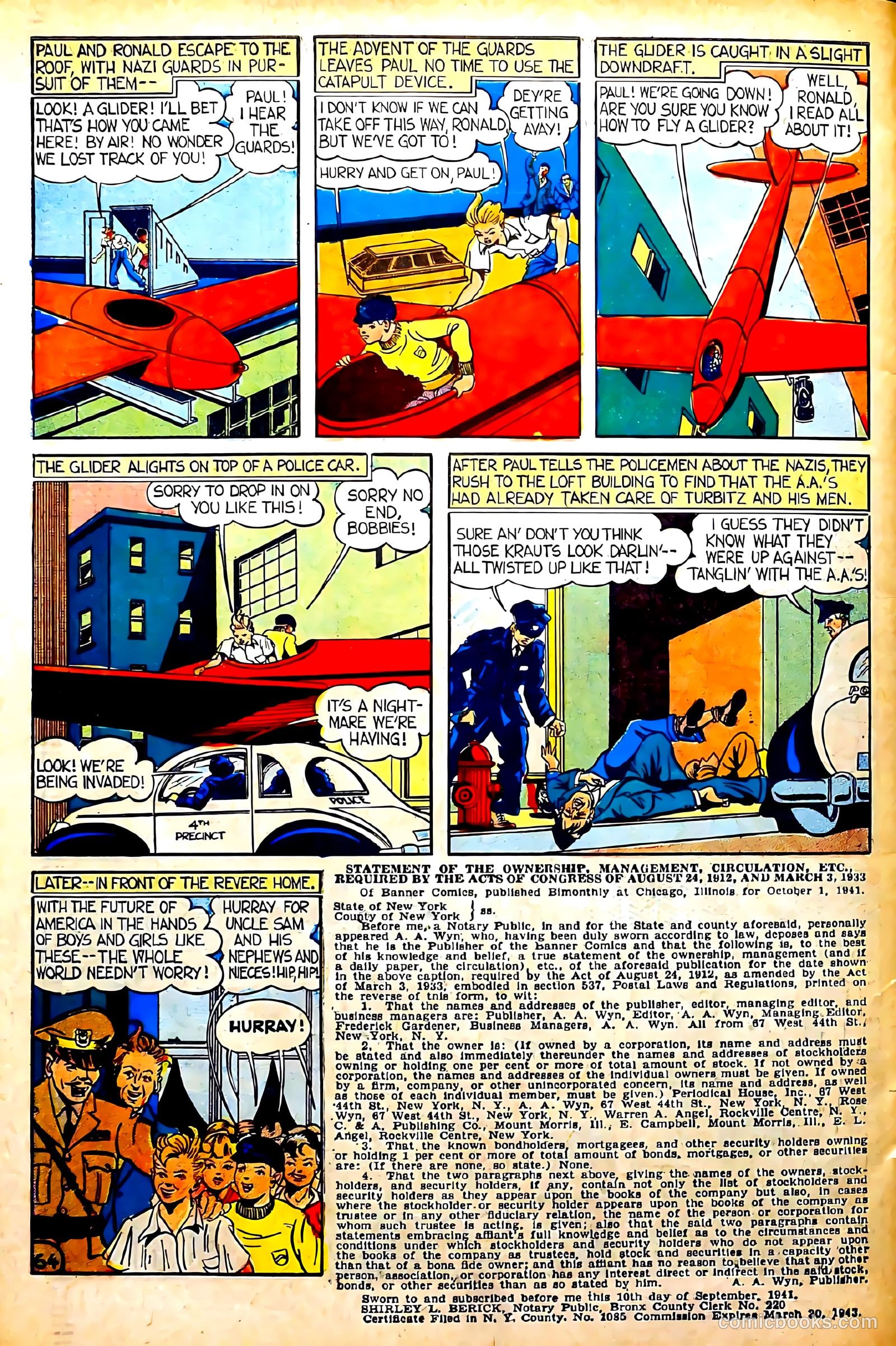 Captain Courageous Comics #6 (1942) — page 66