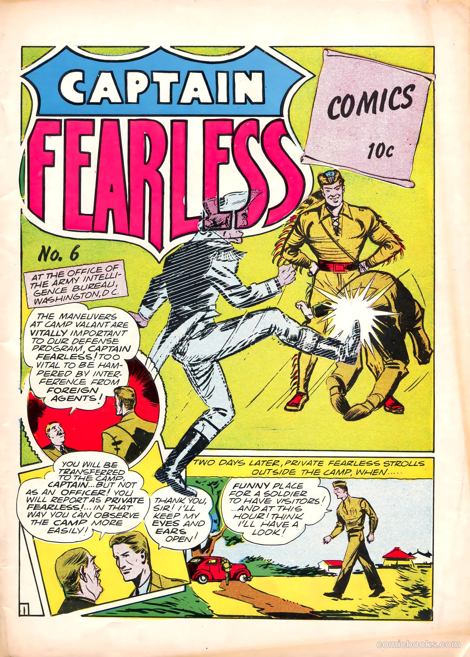 Captain Fearless Comics #6