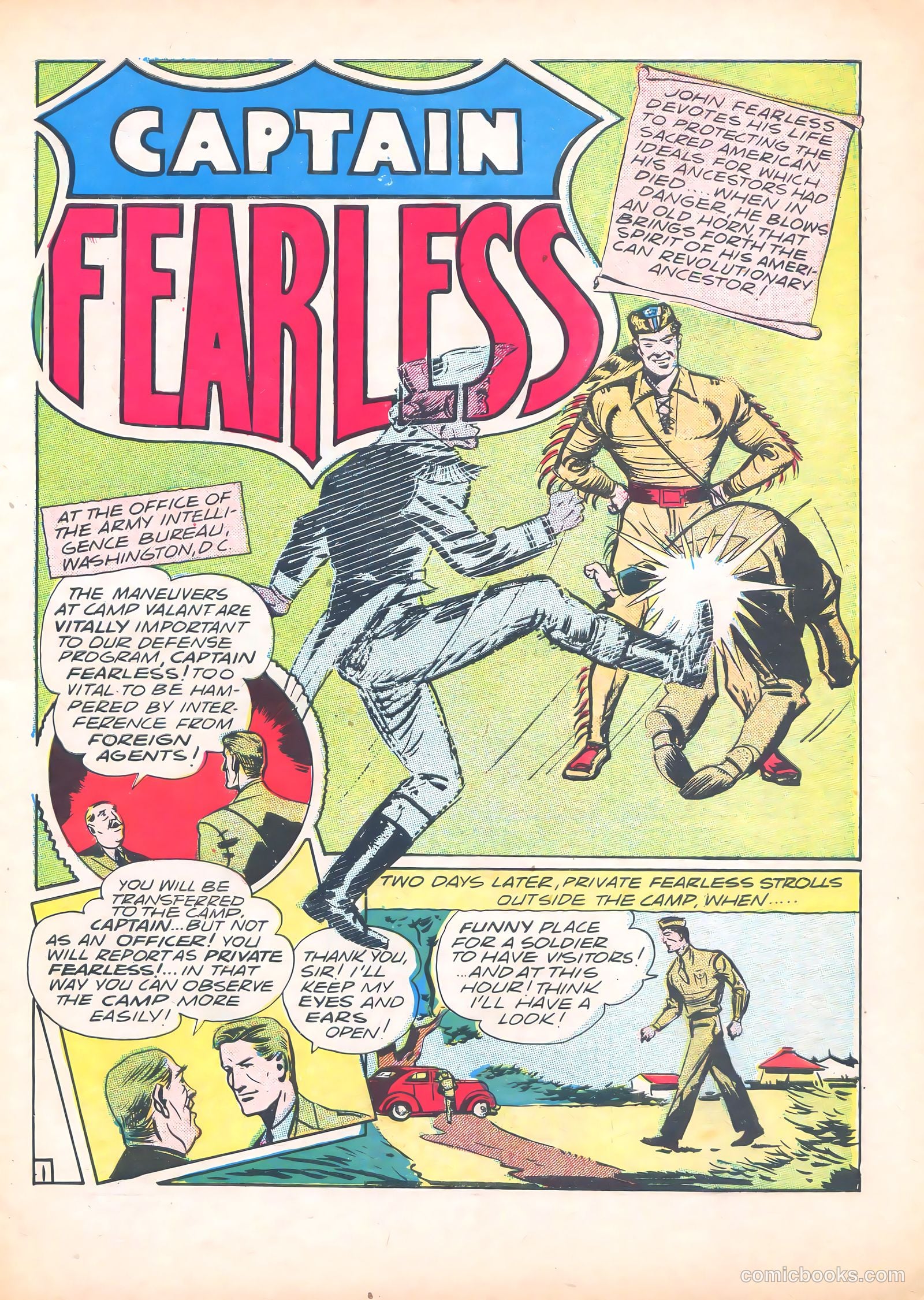 Captain Fearless Comics #6 (1944) — page 3 of 36