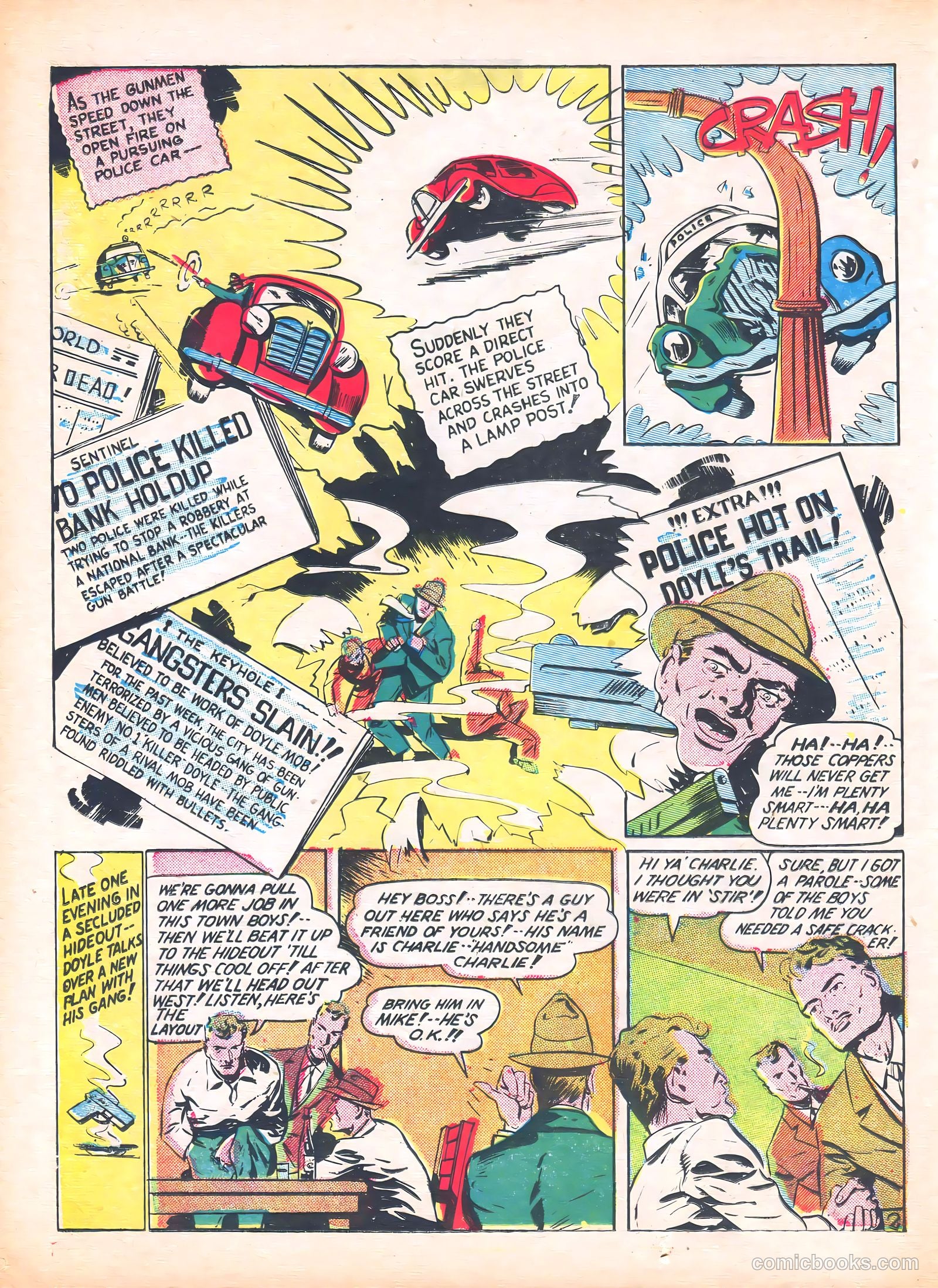 Captain Fearless Comics #6 (1944) — page 12 of 36
