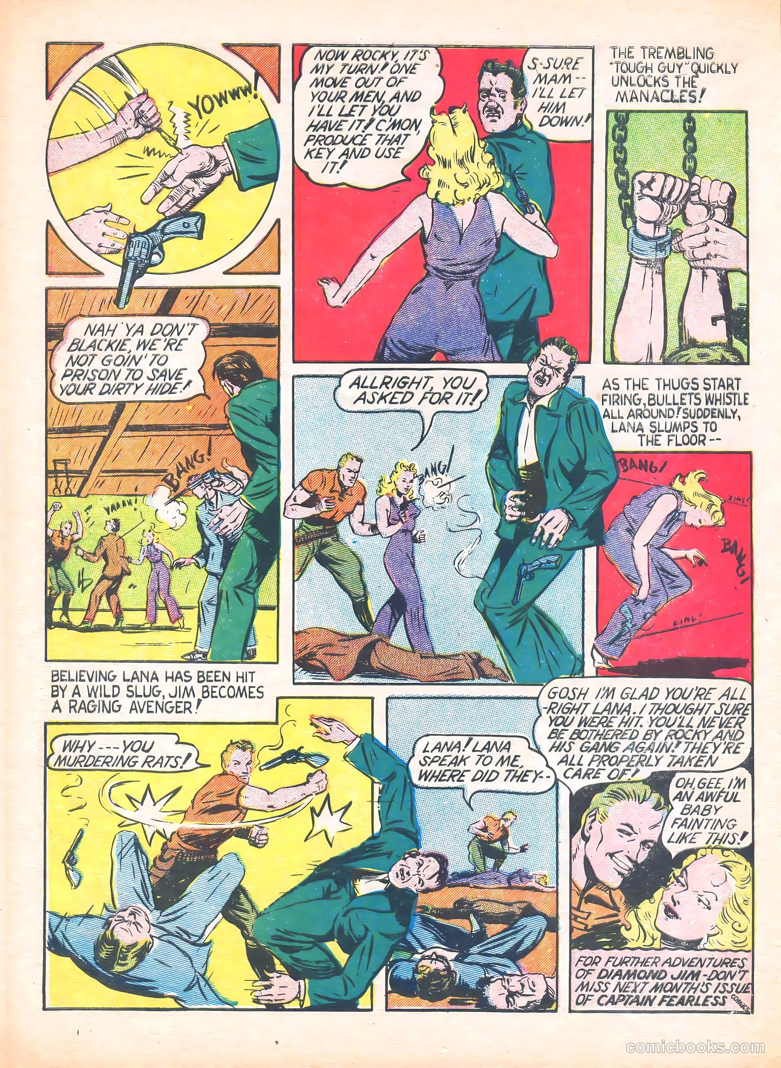 Captain Fearless Comics #6 (1944) — page 28 of 36