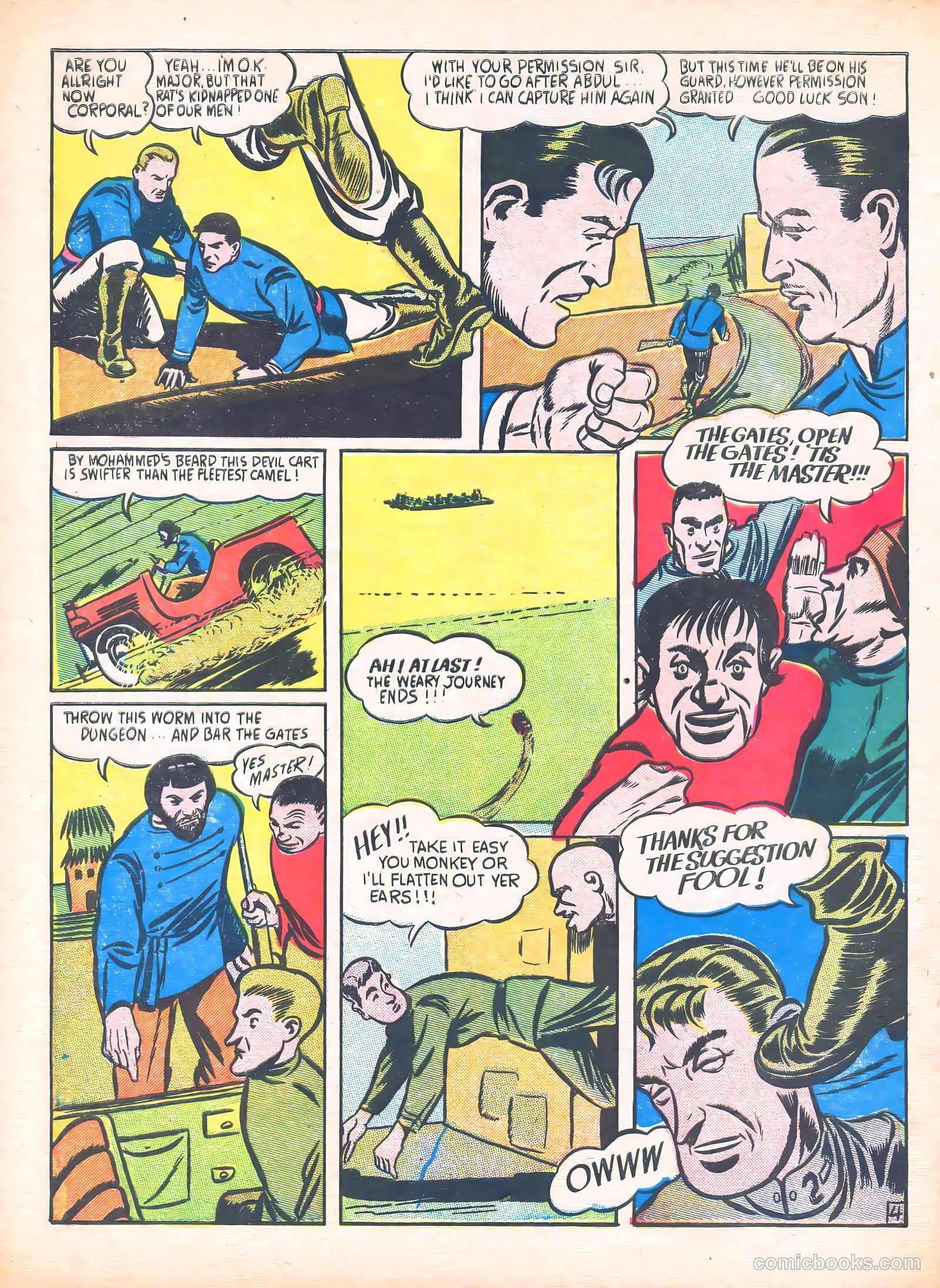 Captain Fearless Comics #6 (1944) — page 32 of 36