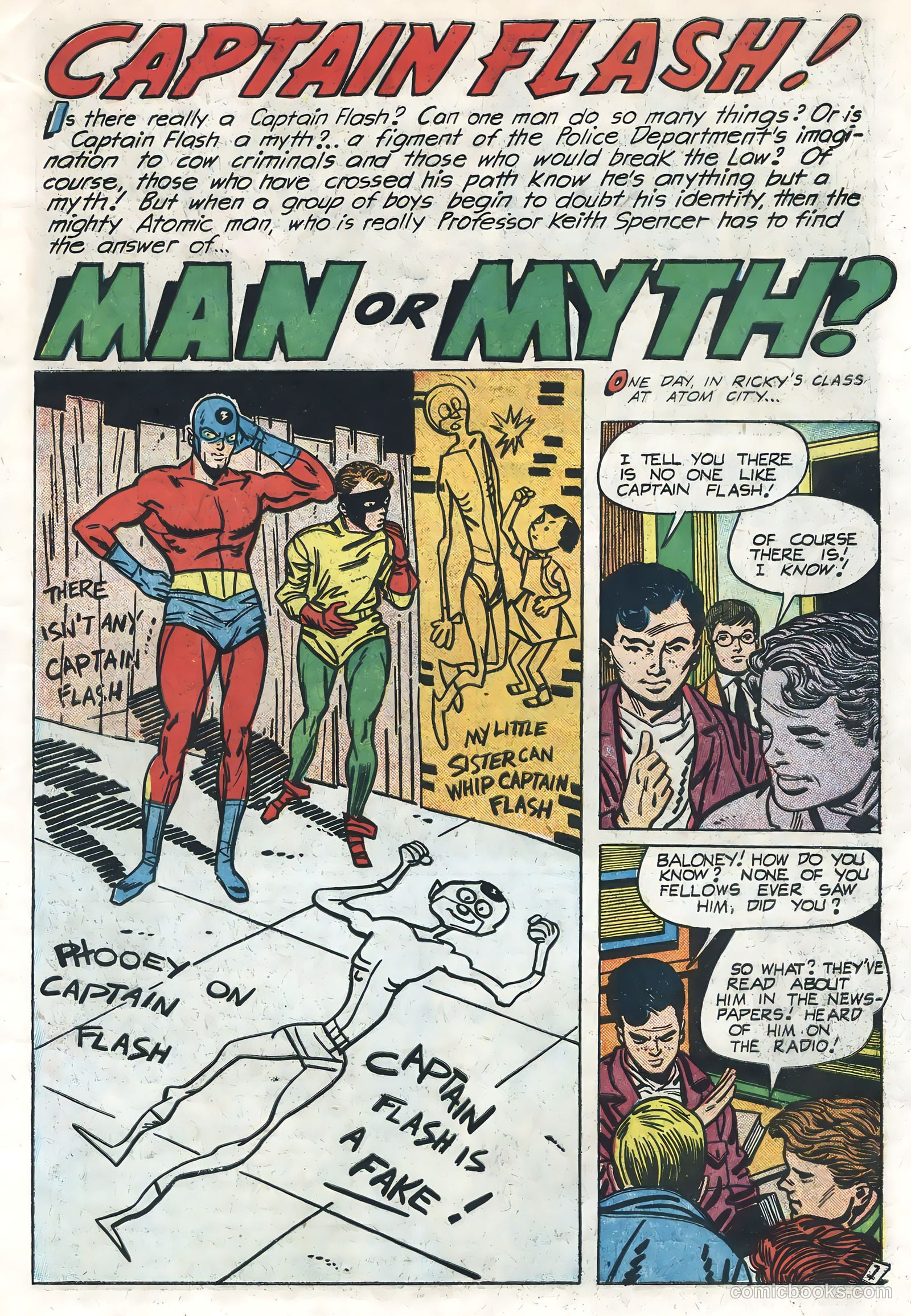 Captain Flash #4 (1955, Sterling) — page 3 of 36
