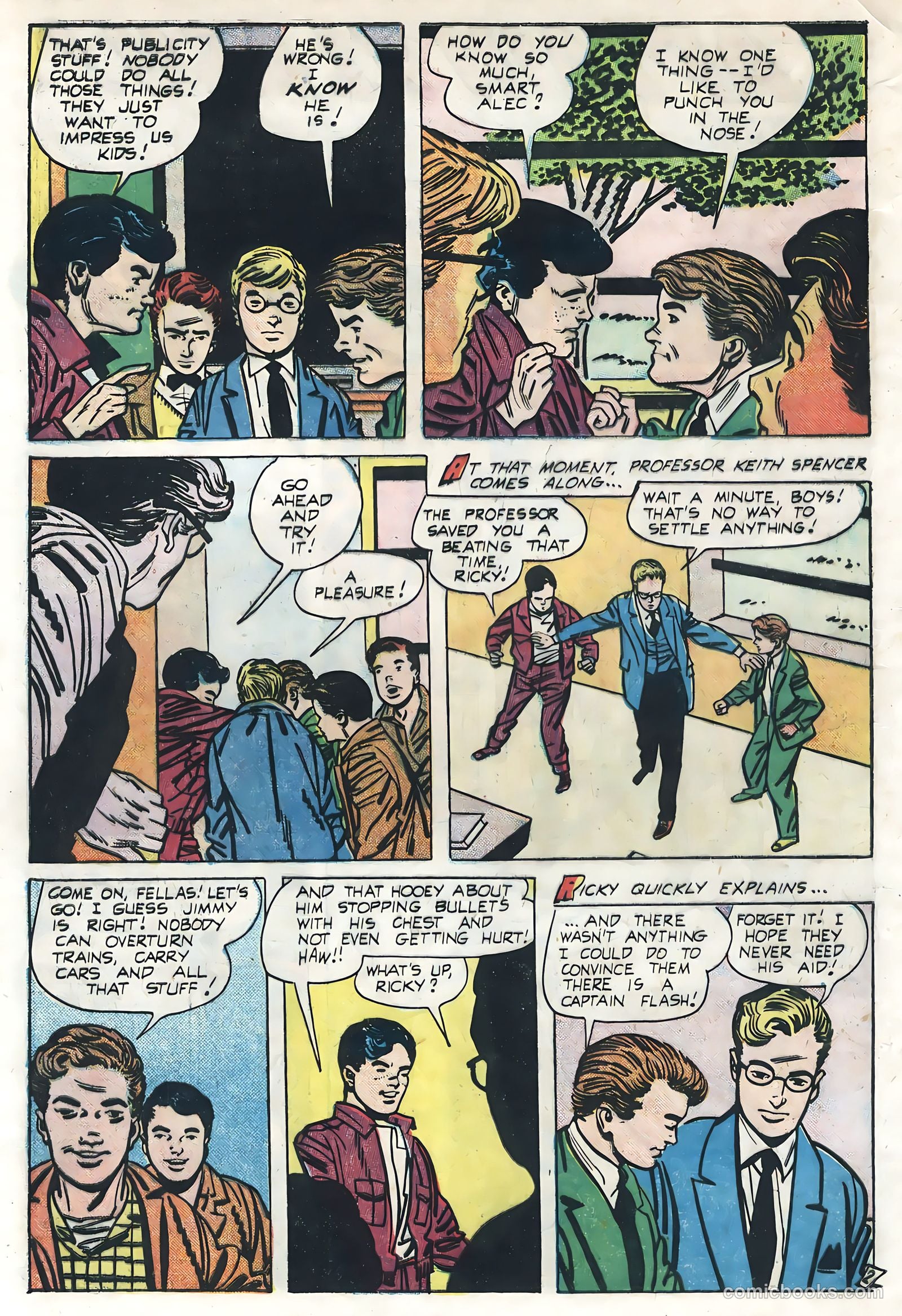 Captain Flash #4 (1955, Sterling) — page 4 of 36