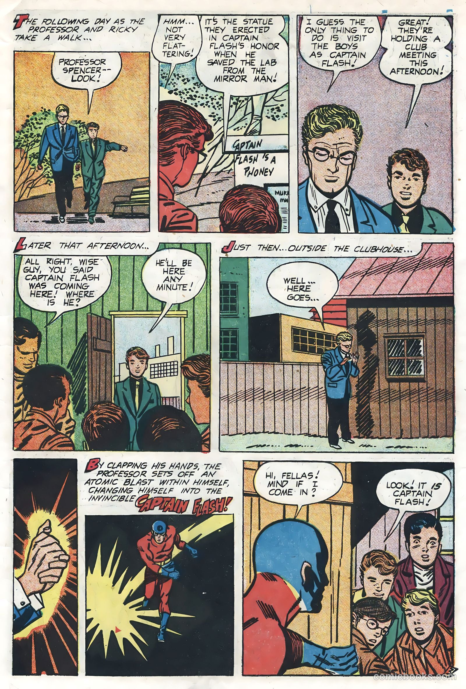 Captain Flash #4 (1955, Sterling) — page 5 of 36