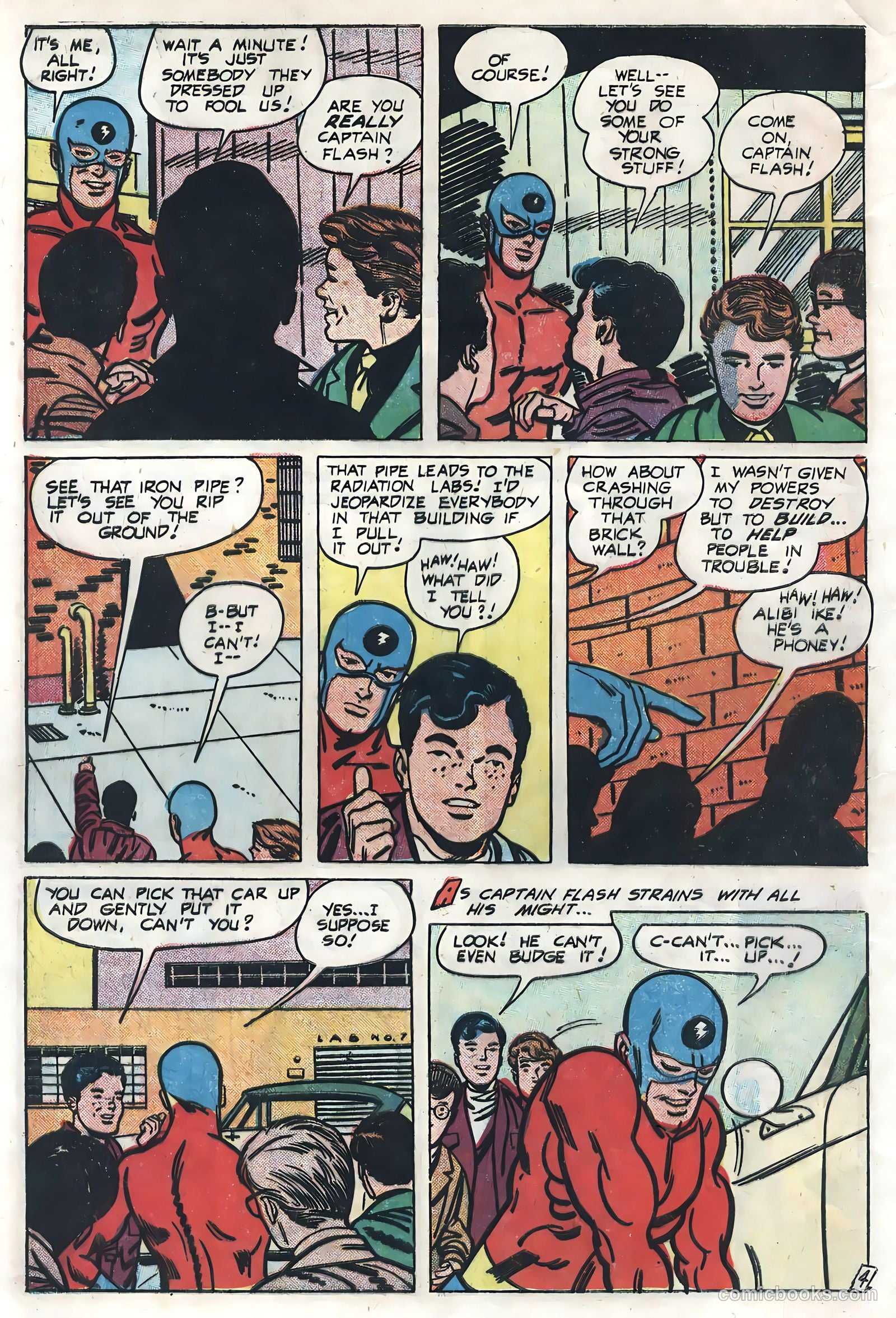 Captain Flash #4 (1955, Sterling) — page 6 of 36