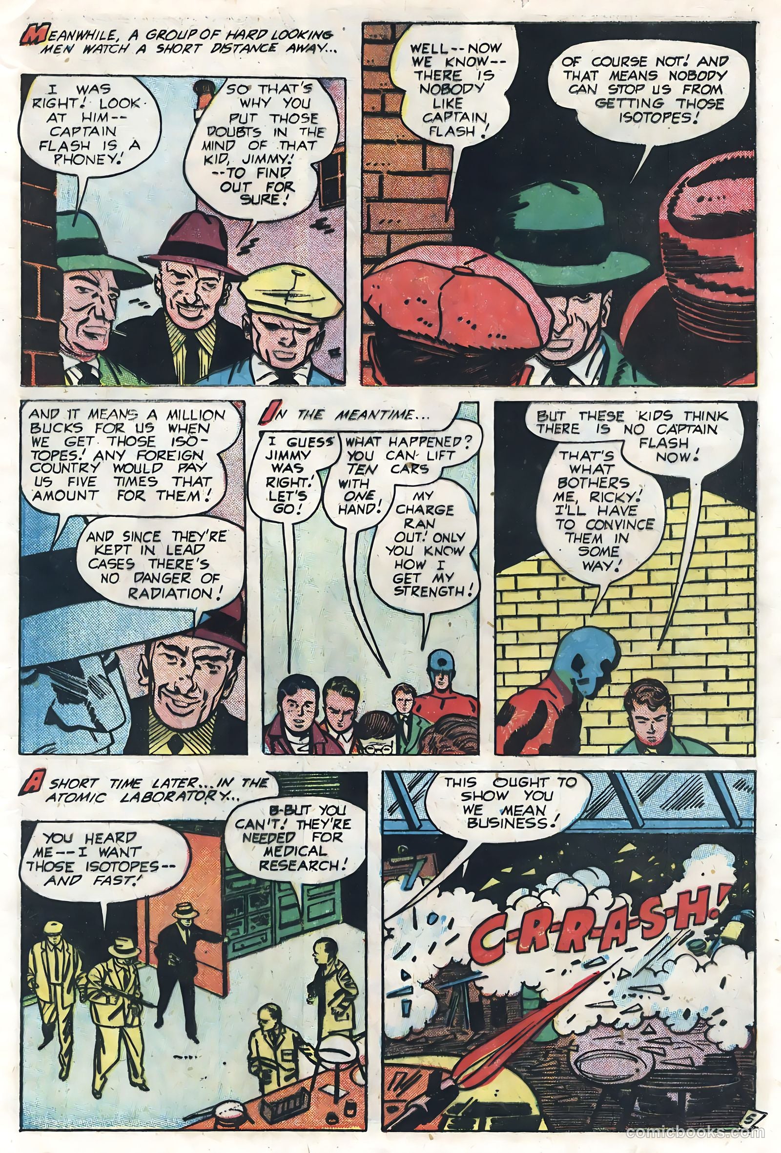 Captain Flash #4 (1955, Sterling) — page 7 of 36