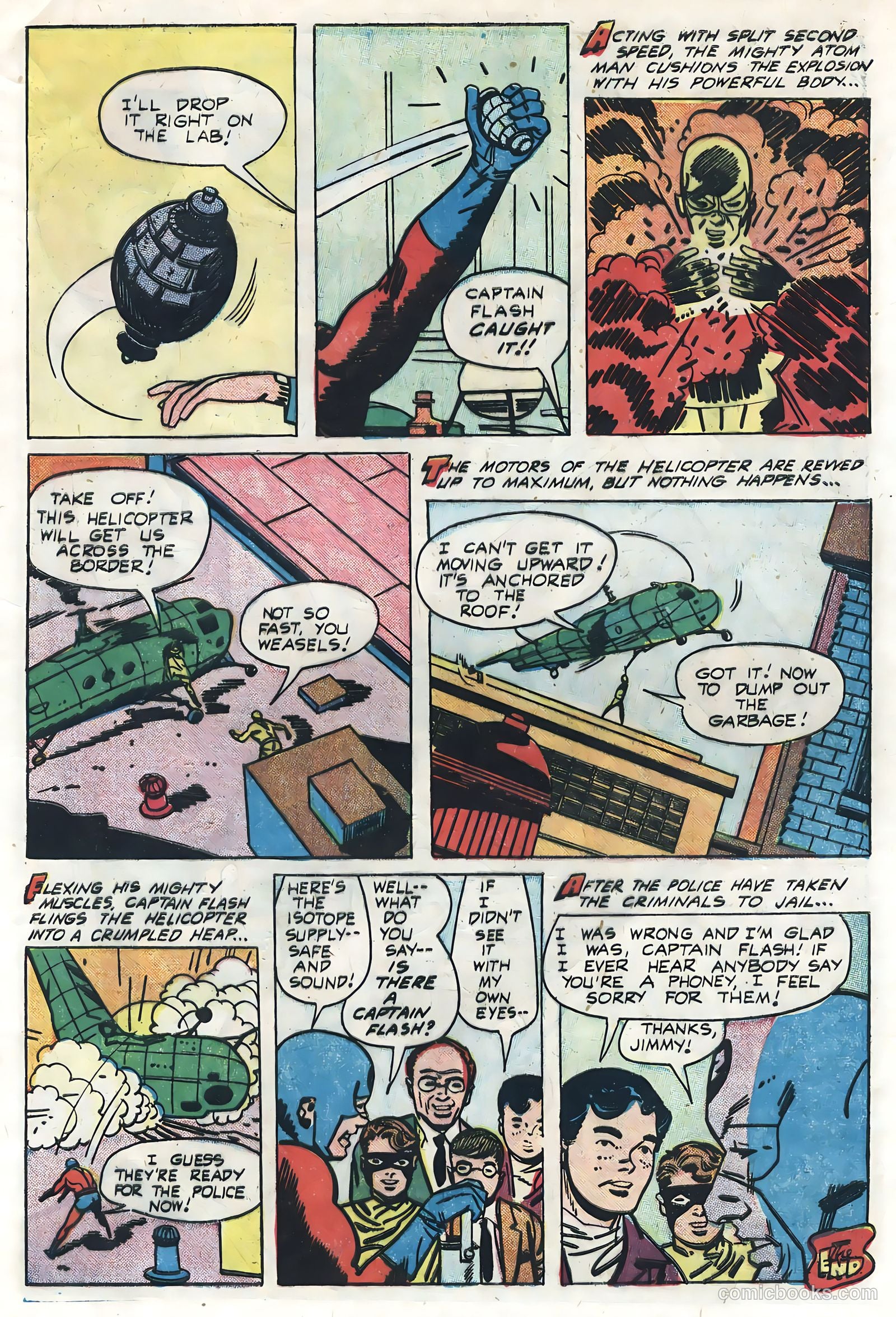 Captain Flash #4 (1955, Sterling) — page 9 of 36
