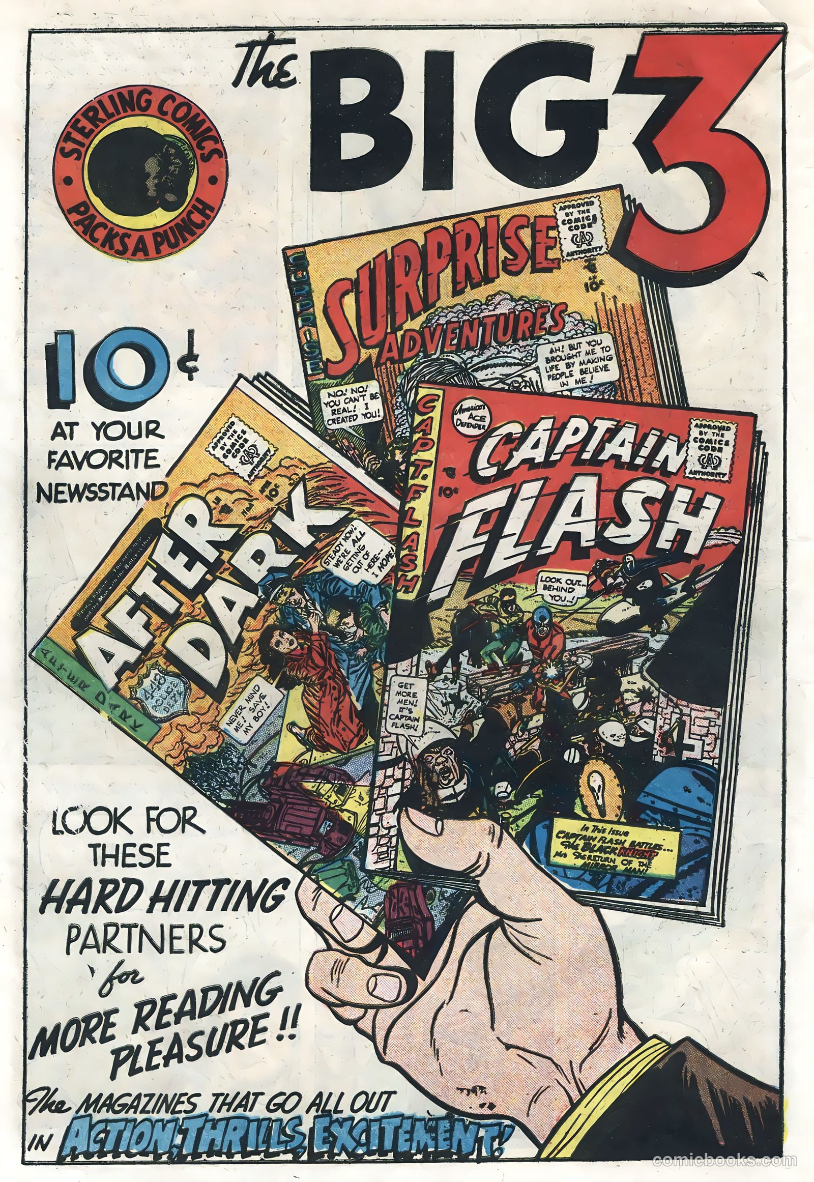 Captain Flash #4 (1955, Sterling) — page 10 of 36