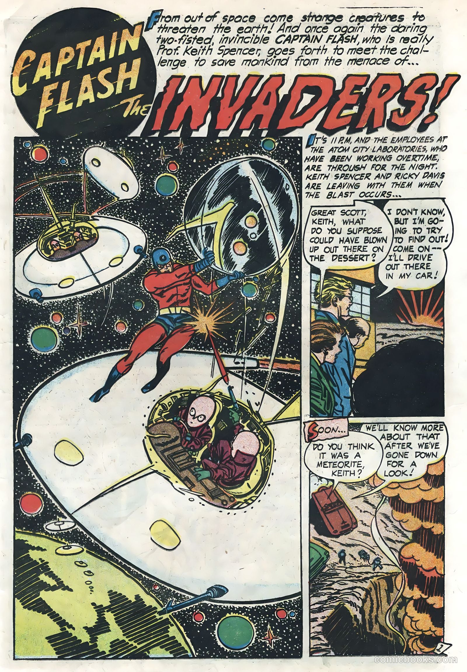 Captain Flash #4 (1955, Sterling) — page 11 of 36