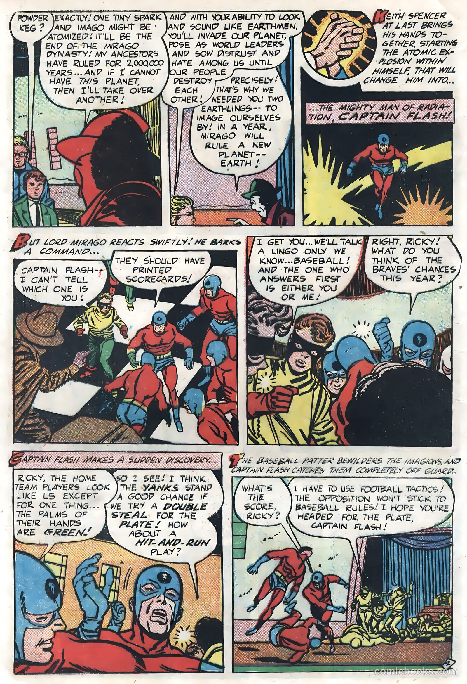 Captain Flash #4 (1955, Sterling) — page 14 of 36
