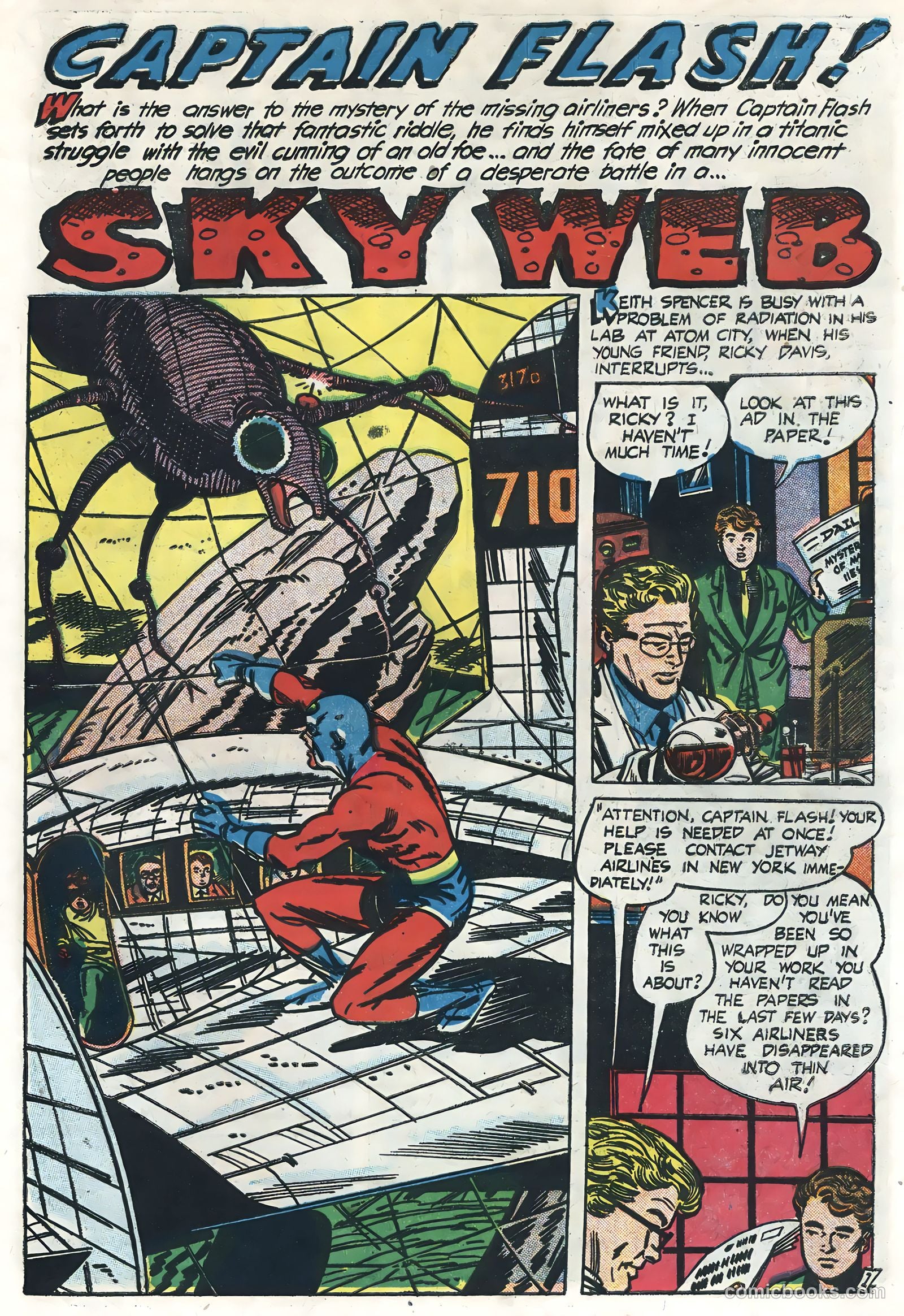 Captain Flash #4 (1955, Sterling) — page 27 of 36
