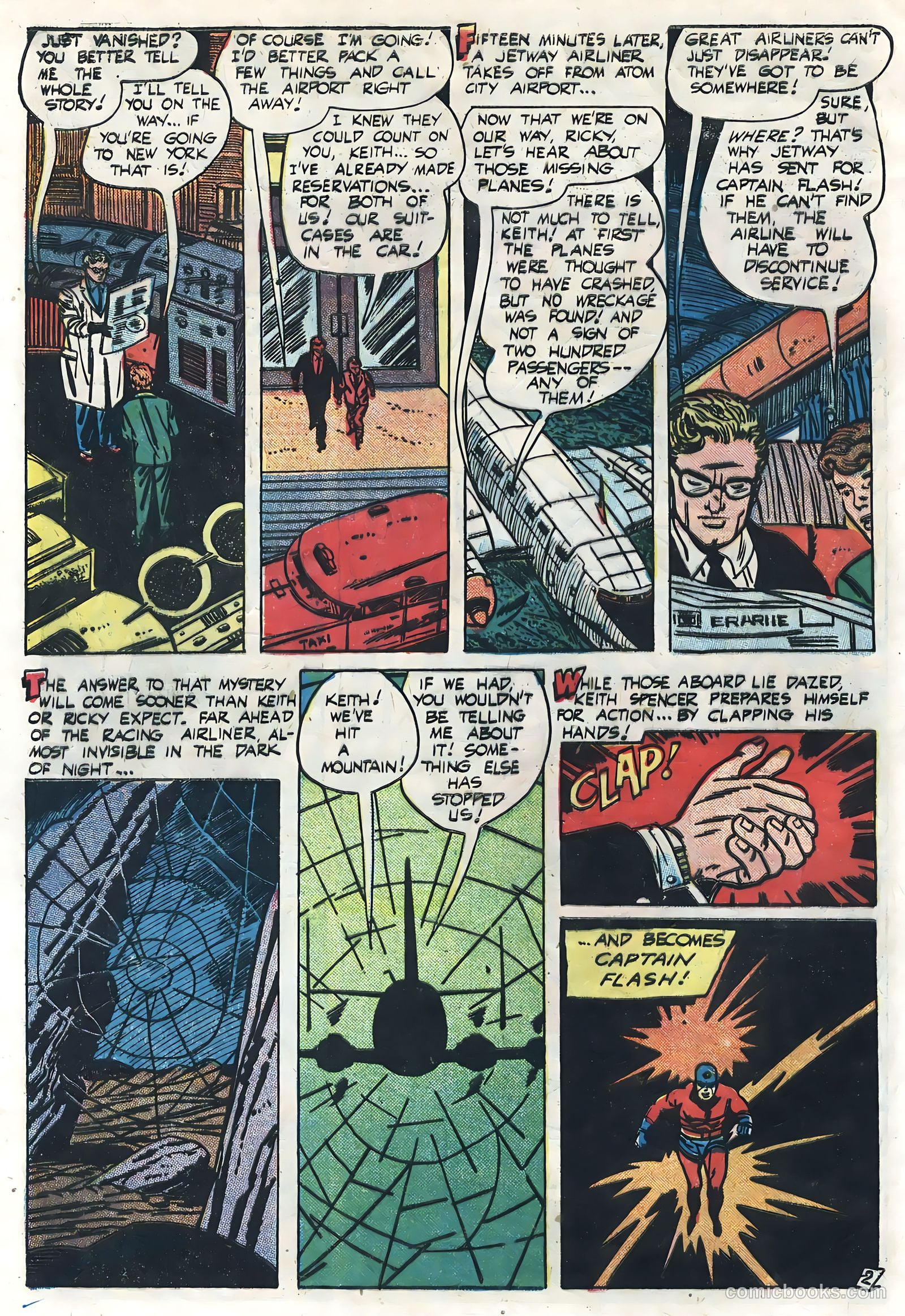 Captain Flash #4 (1955, Sterling) — page 28 of 36
