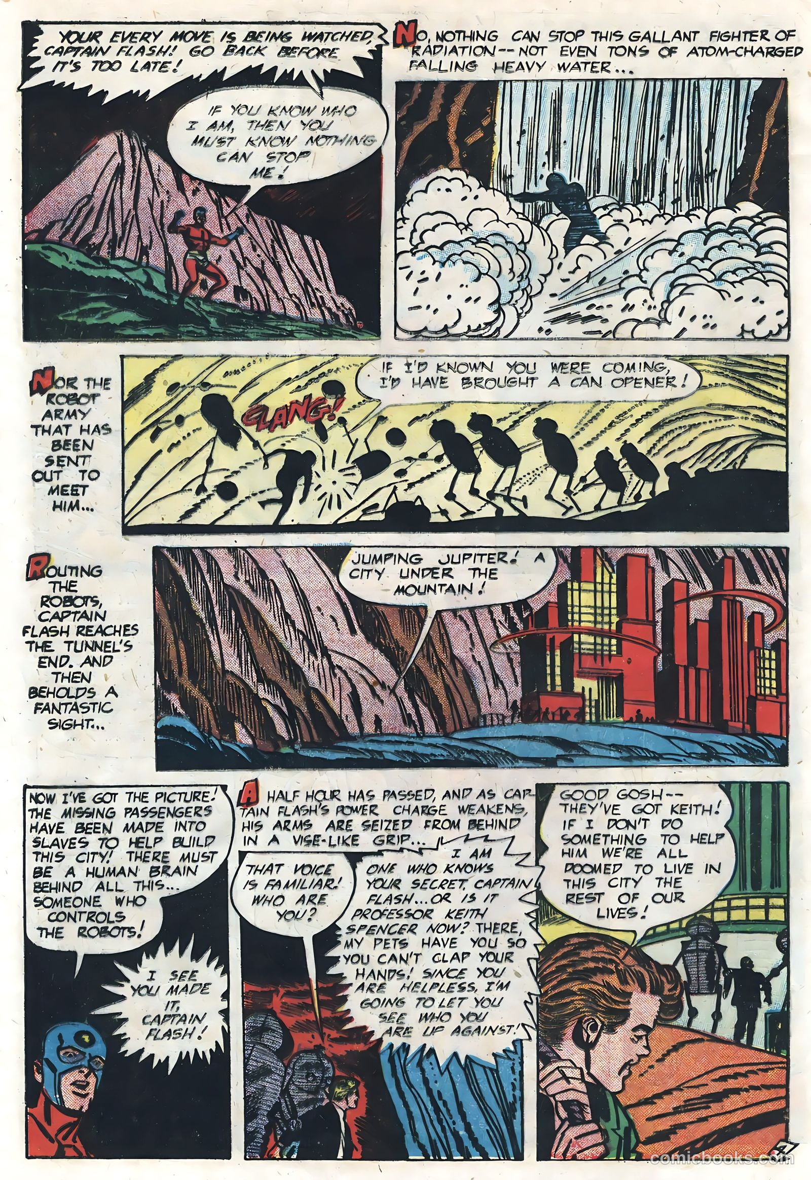 Captain Flash #4 (1955, Sterling) — page 30 of 36