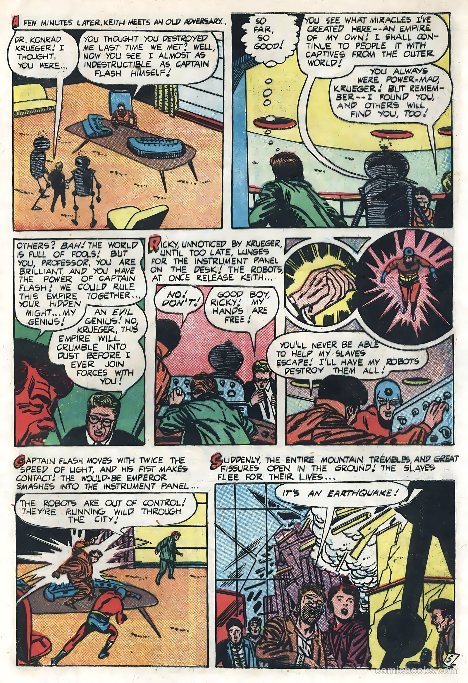 Captain Flash #4 (1955, Sterling) — page 31 of 36
