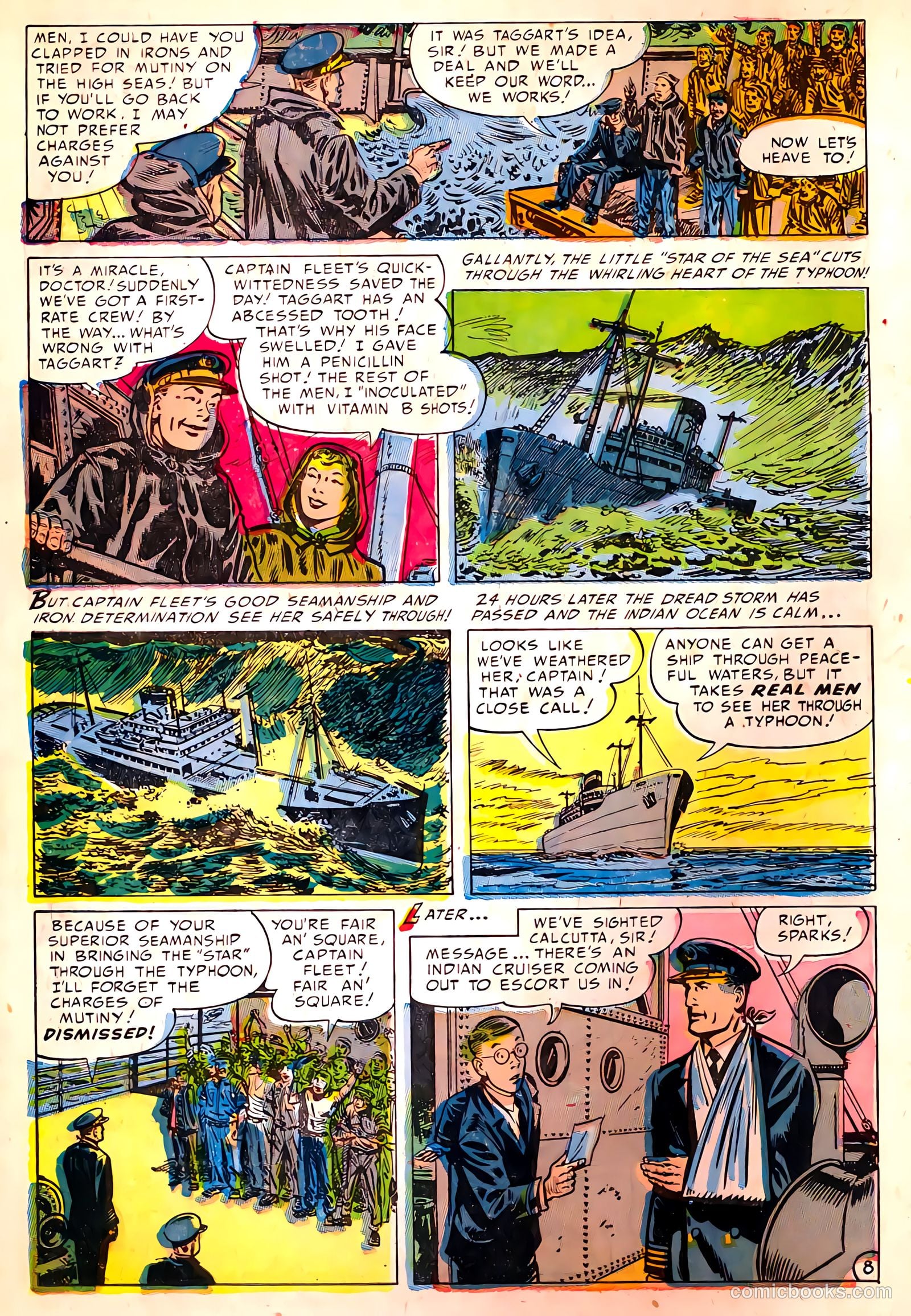 Captain Fleet #1 (1952) — page 10