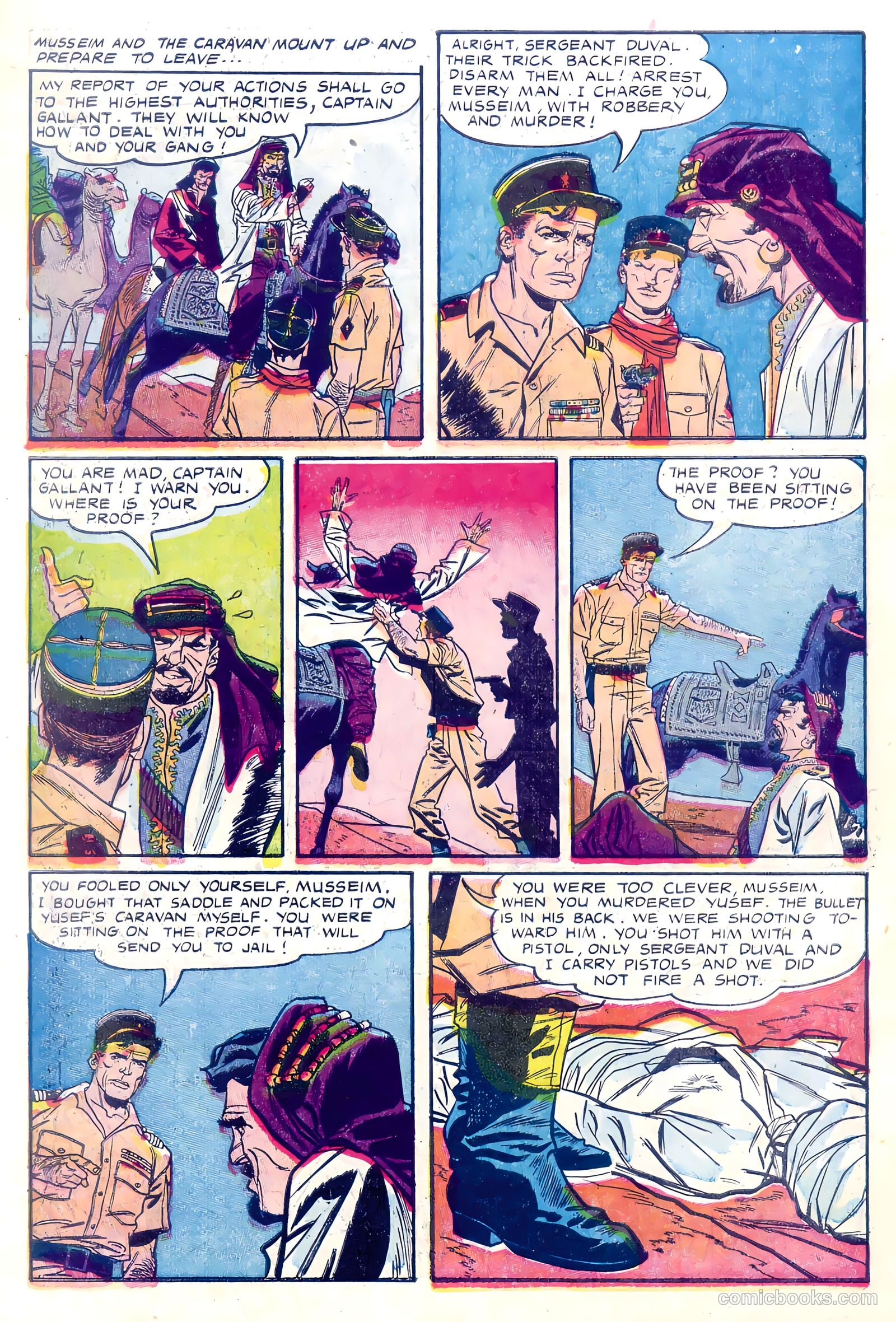 Captain Gallant #1 (1955, L. Miller & Son) — page 32 of 36