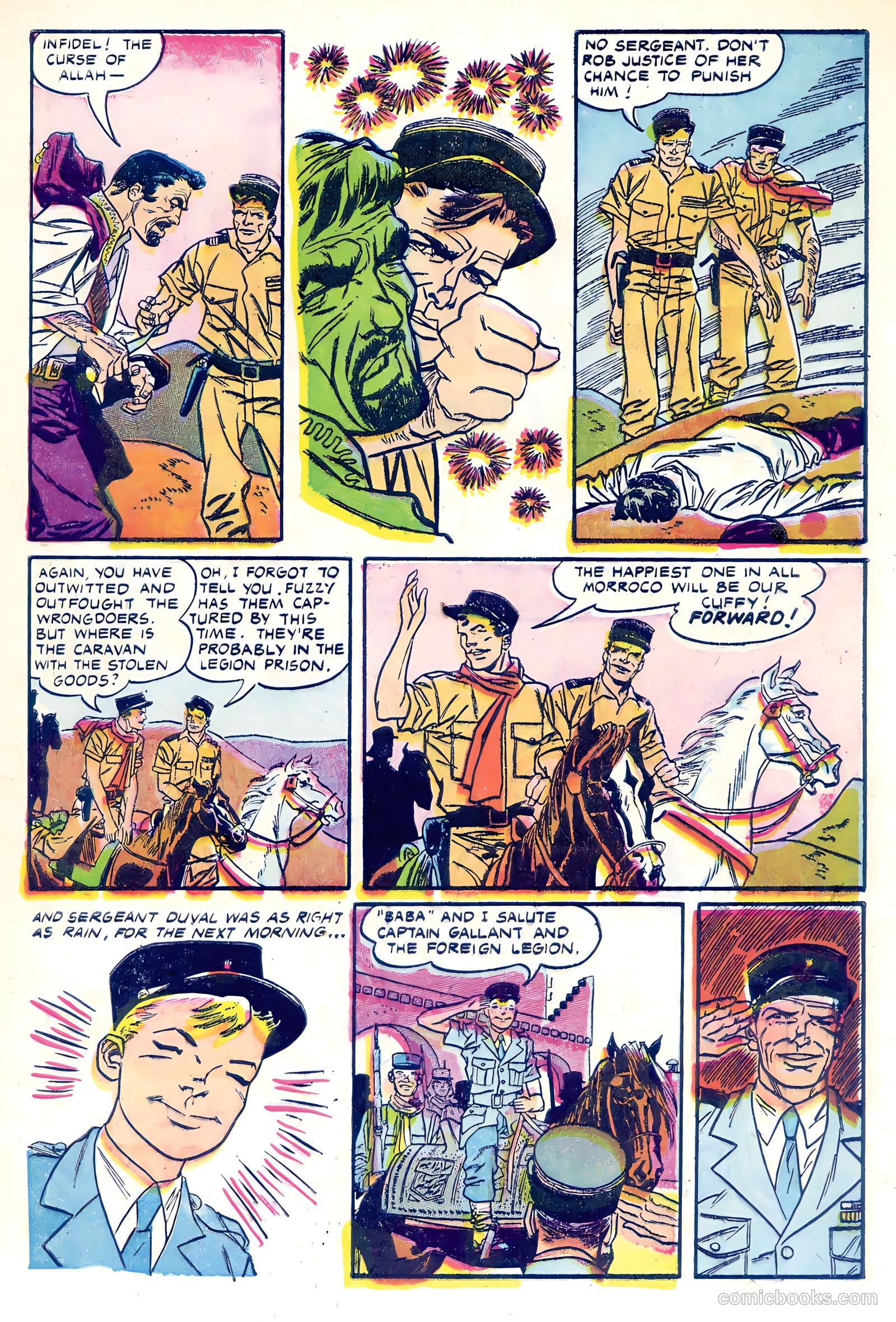 Captain Gallant #1 (1955, L. Miller & Son) — page 33 of 36