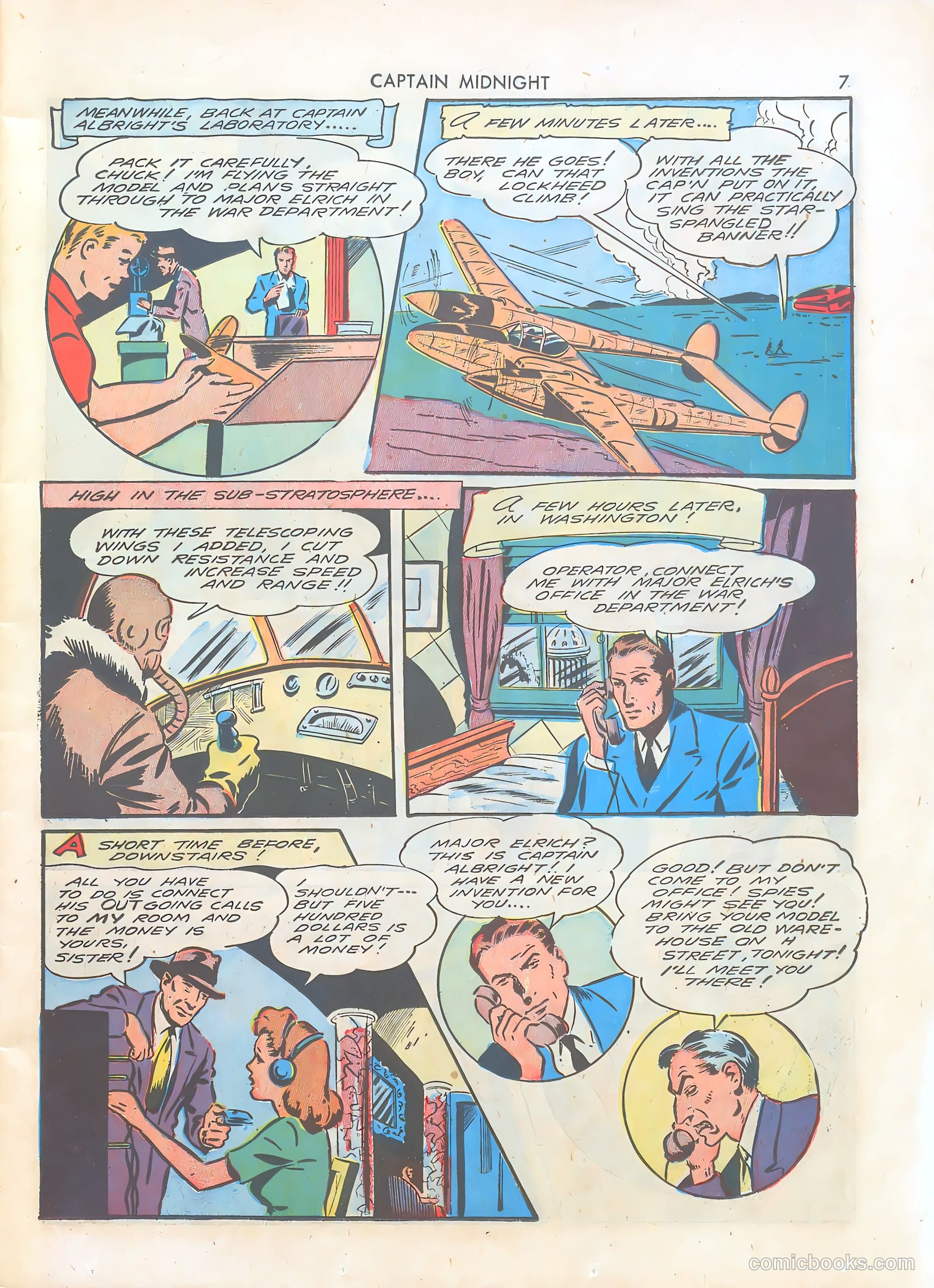Captain Midnight #1 (1942) — page 7 of 60