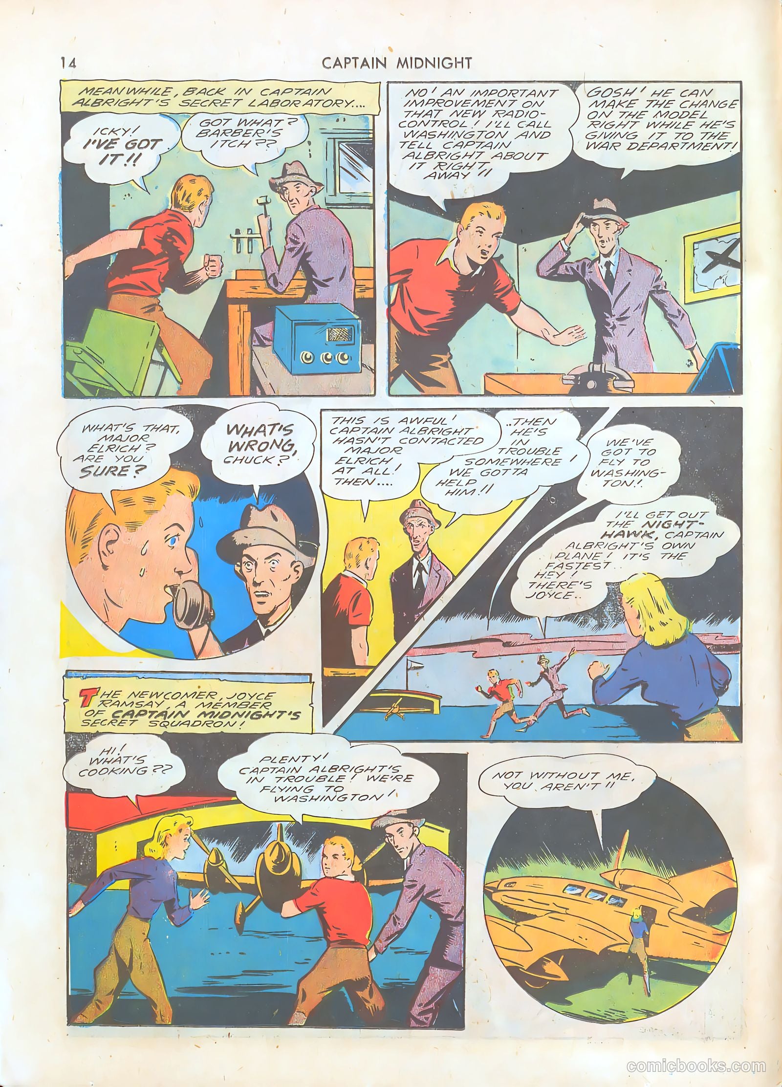 Captain Midnight #1 (1942) — page 14 of 60
