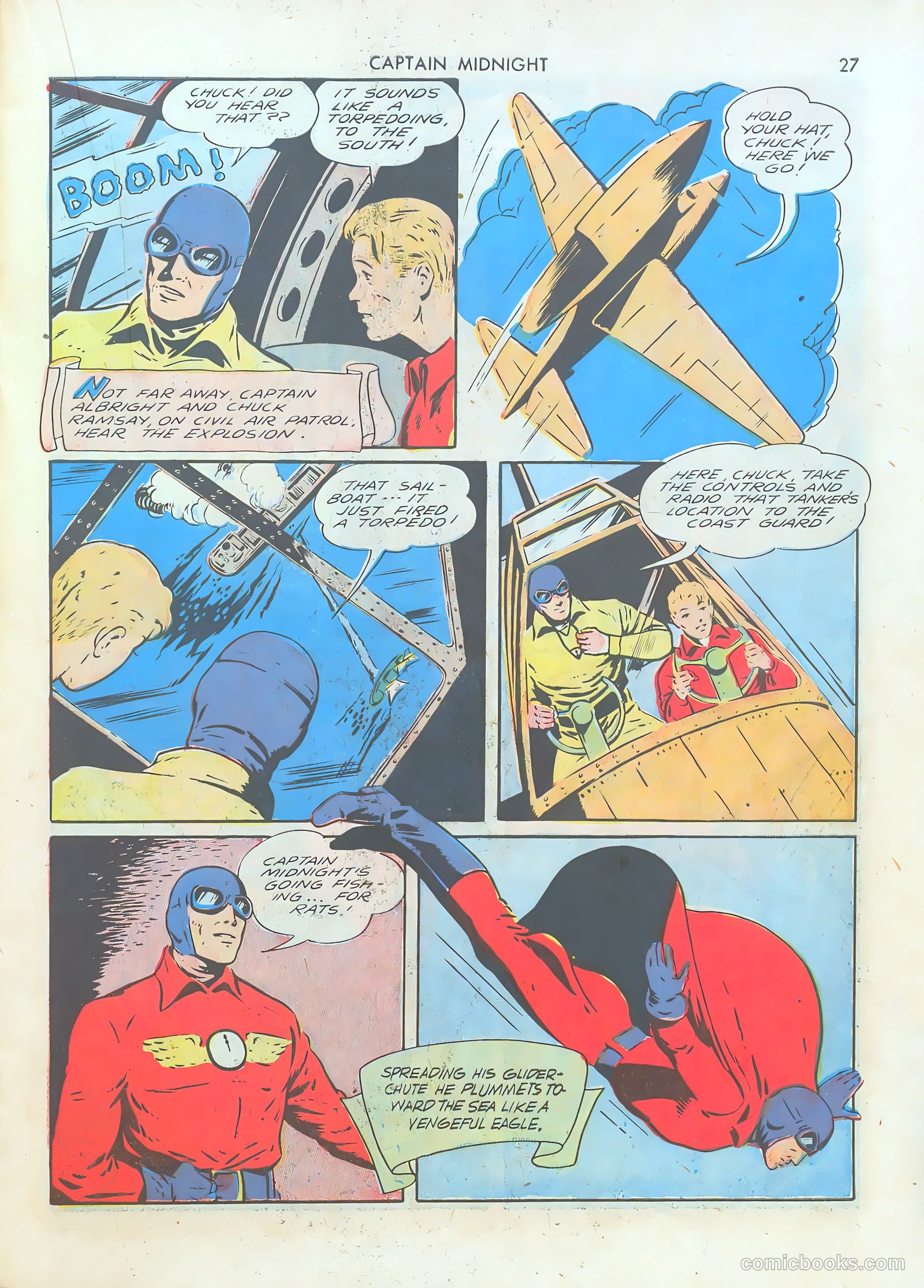 Captain Midnight #1 (1942) — page 27 of 60